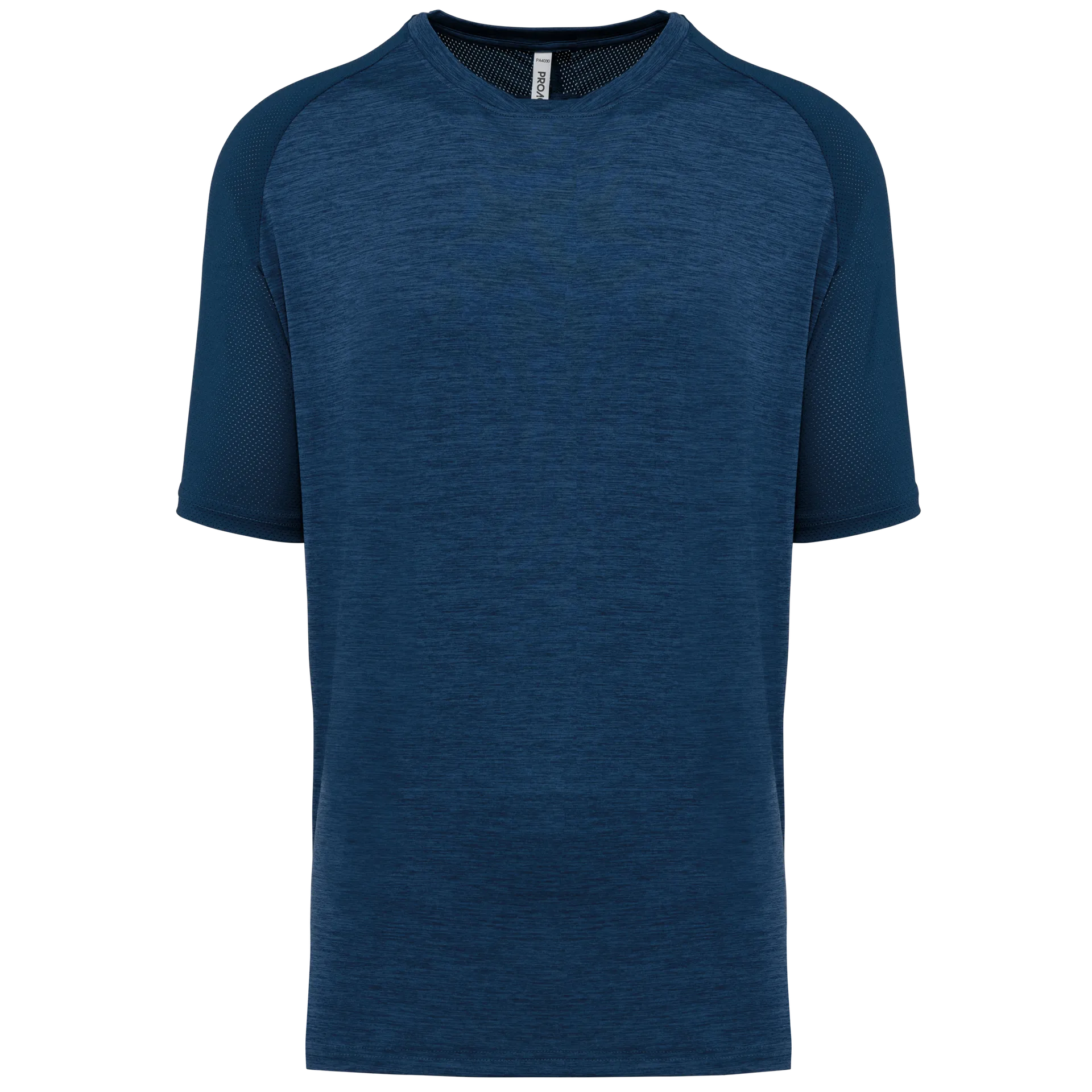 Zweifarbiges Padel Herren-T-Shirt mit Raglanärmeln