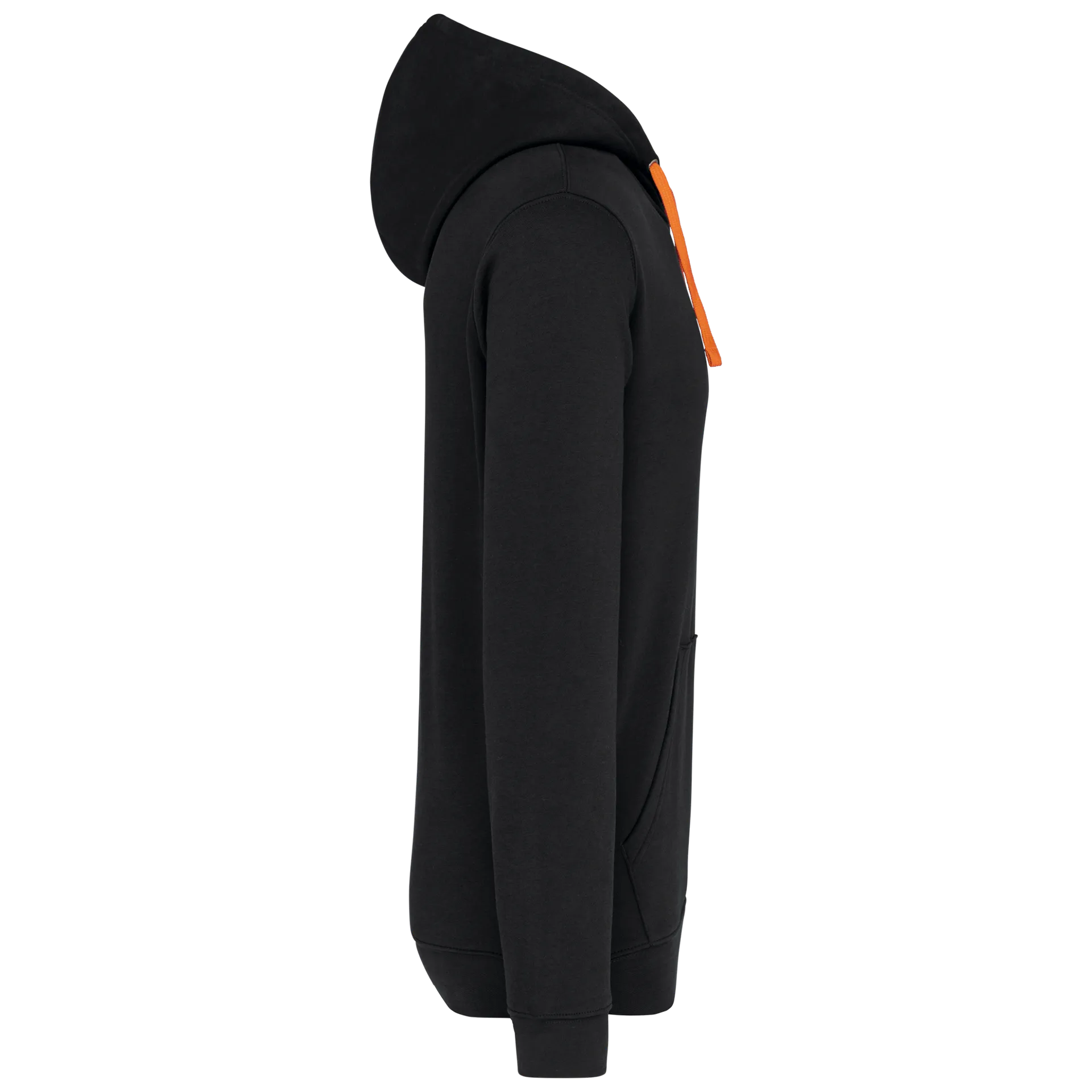 Herren-kapuzensweatshirt bicolor