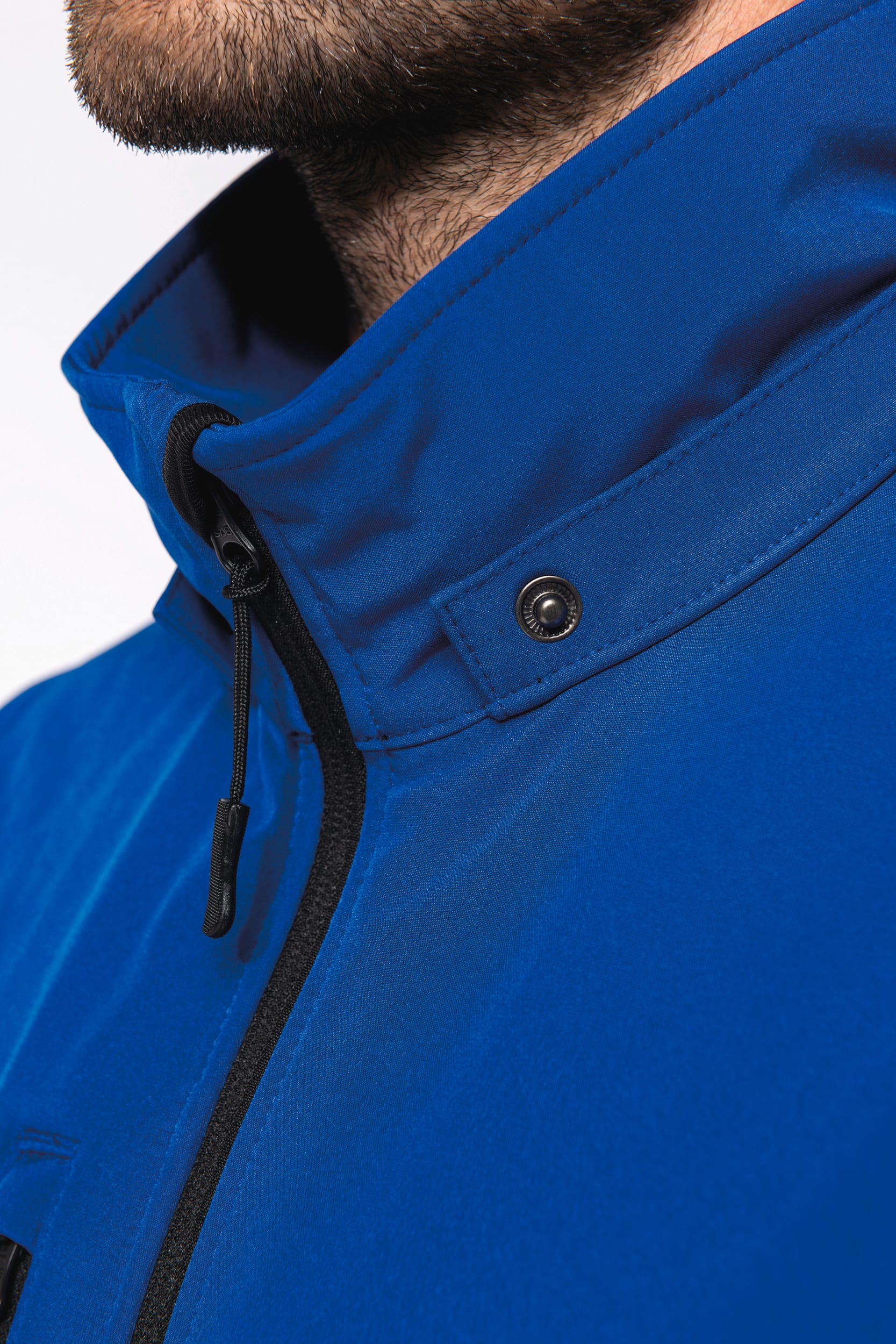 3-lagige Unisex-Softshell-Jacke mit Kapuze und abnehmbaren Ärmeln