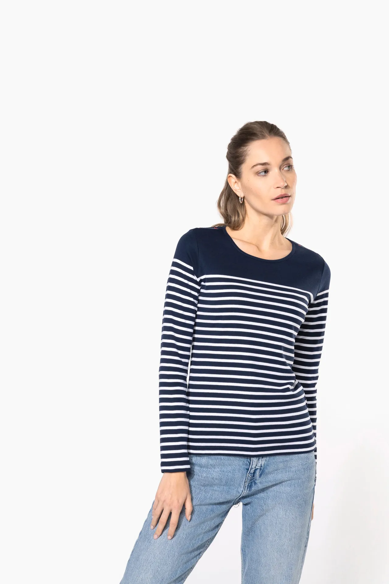 Damen-Marineshirt Langarm