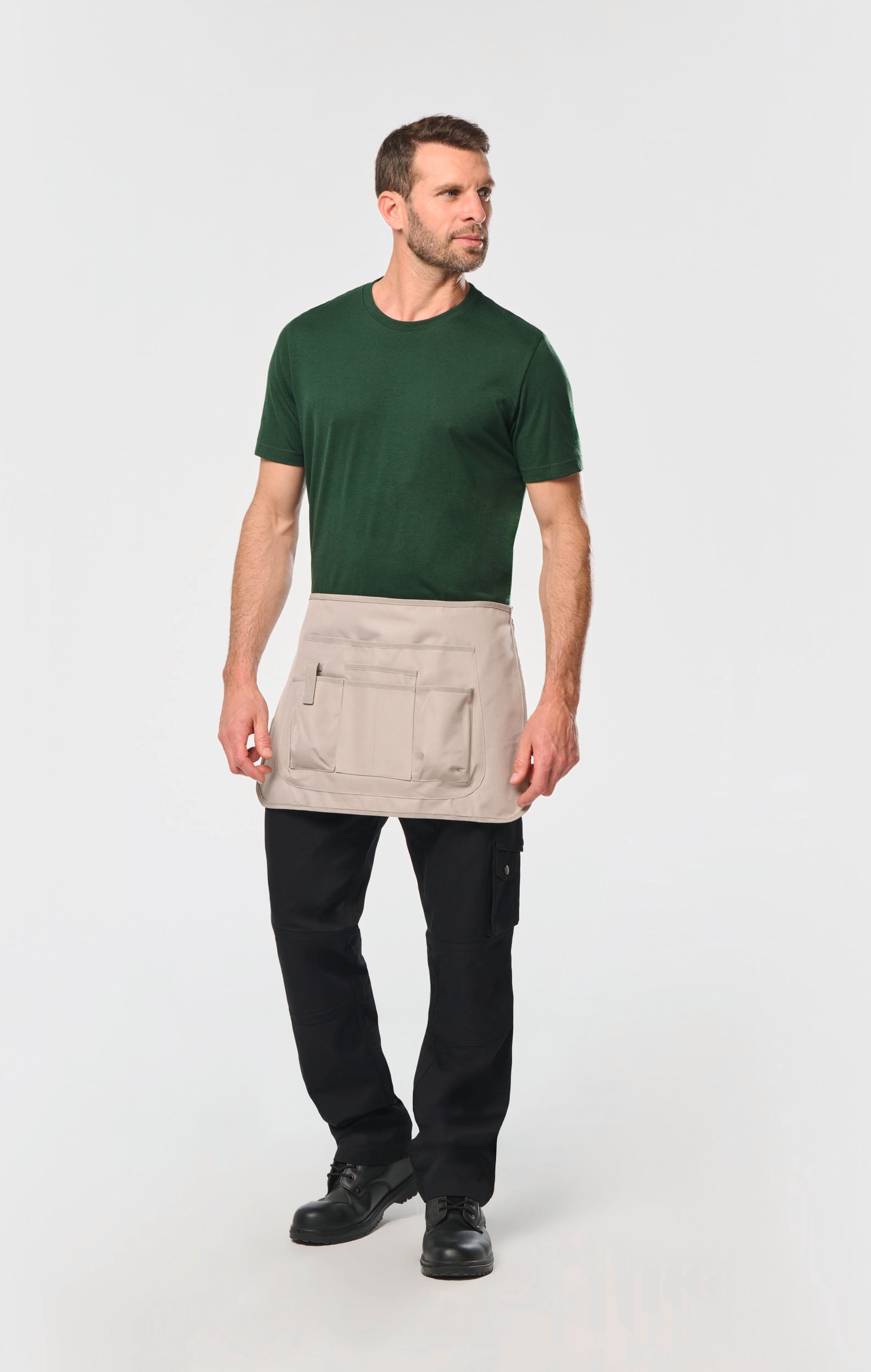 Kurze umweltfreundliche Unisex-Gärtnerschürze