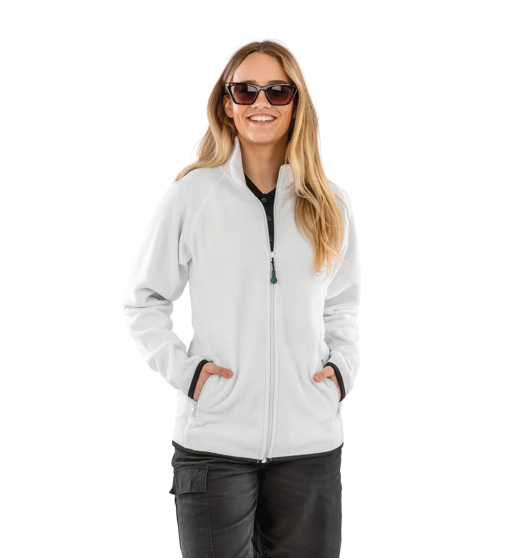 Polarthermie-Jacke aus recyceltem Fleece.