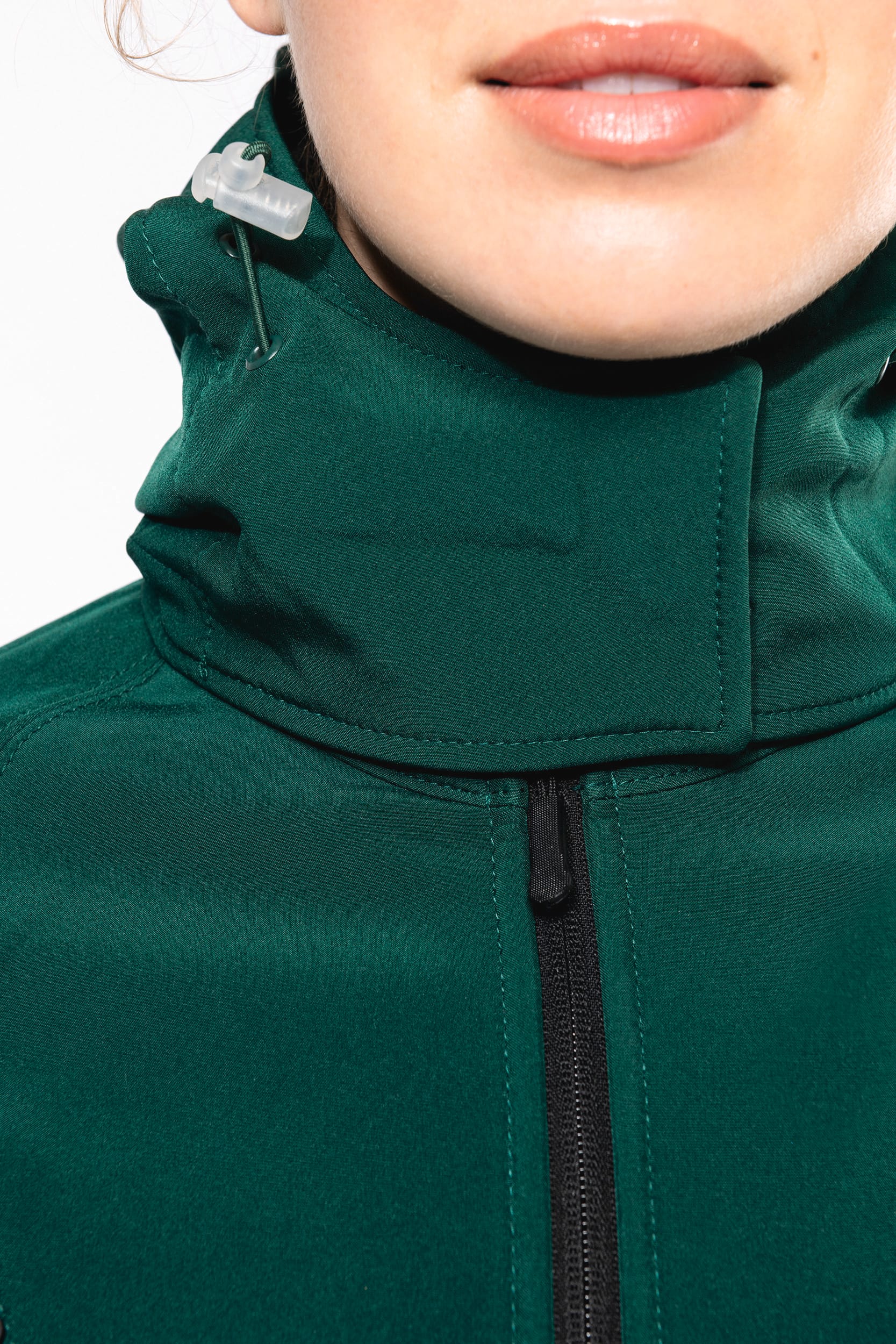 Damen Softshell-Jacke mit Abnehmbare Kapuze