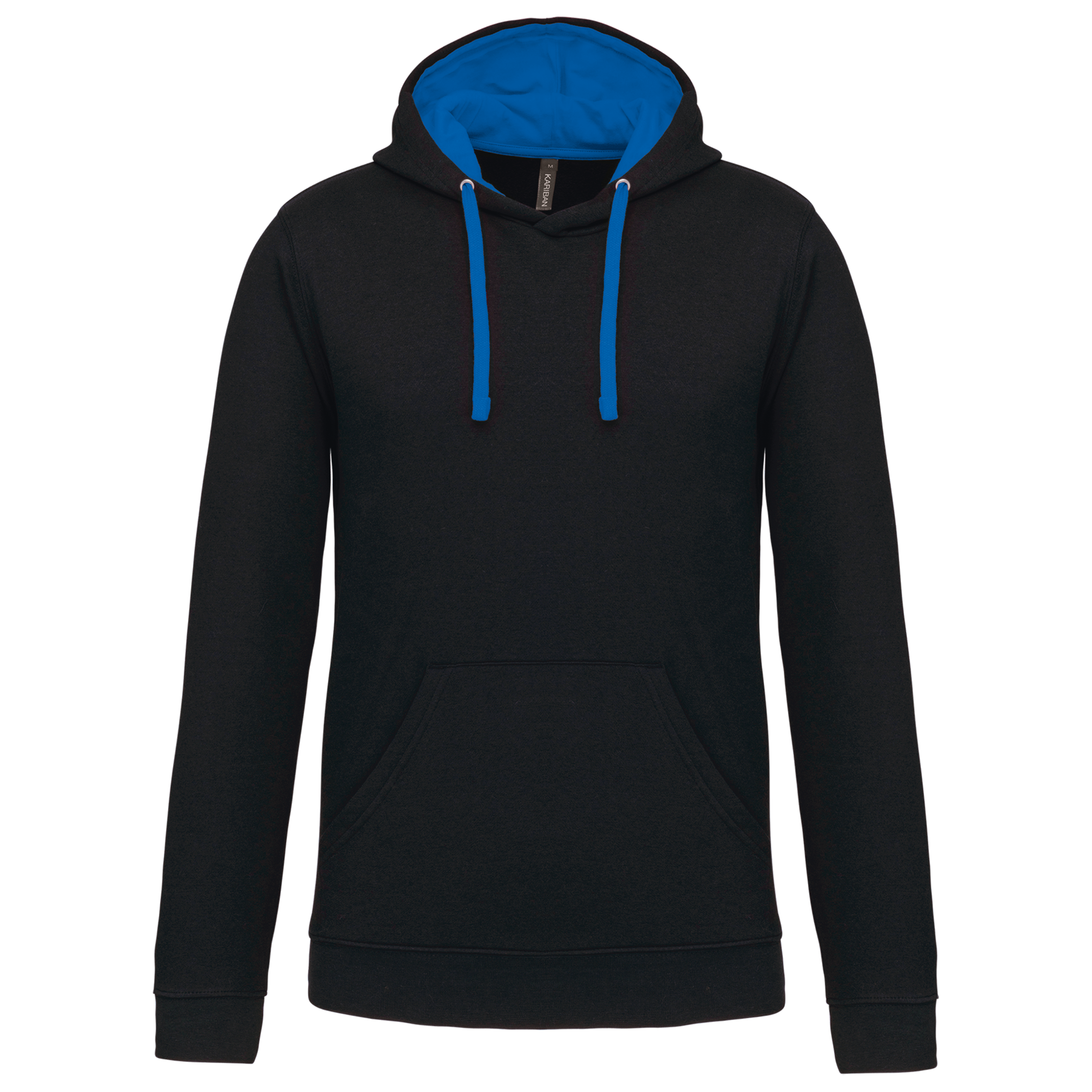 Herren-kapuzensweatshirt bicolor