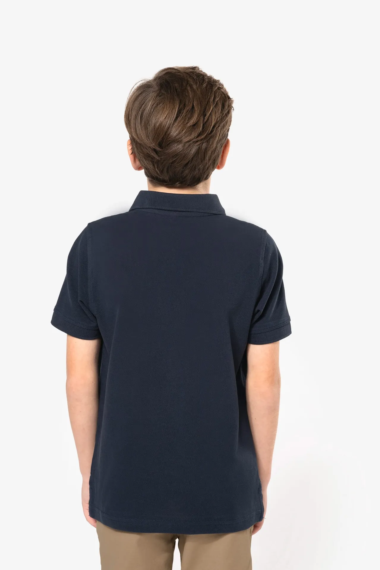 Kinder Kurzarm Poloshirt aus Baumwollpiqué