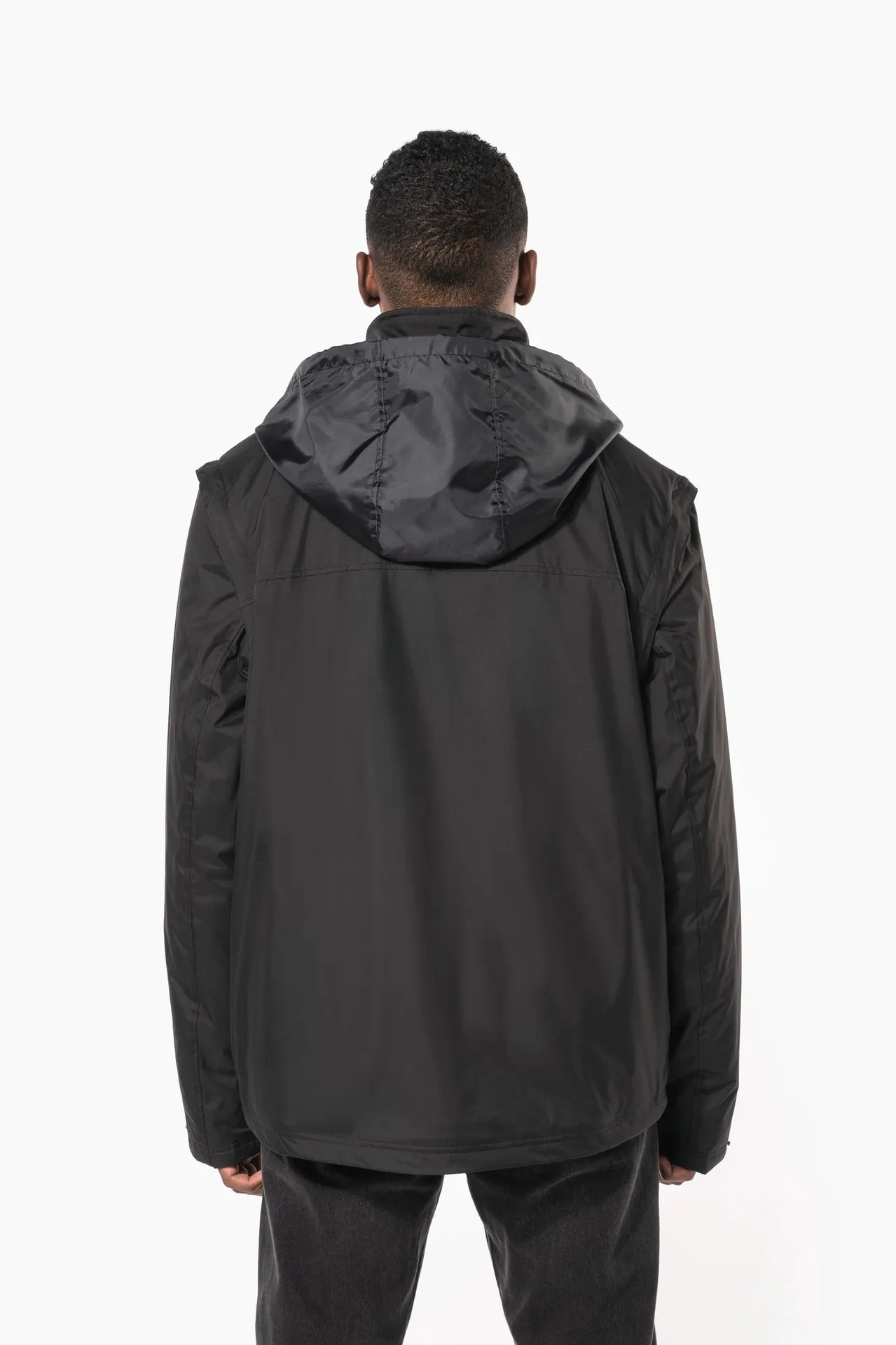 Jacke mit abnehmbaren Ärmeln Mann