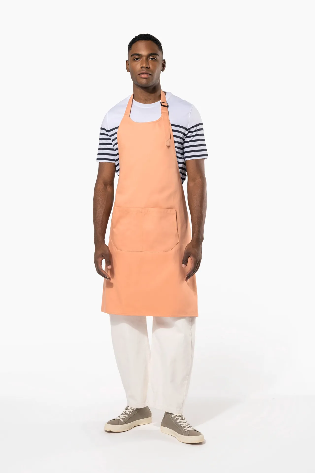 Bio-Baumwolle Schürze mit Tasche