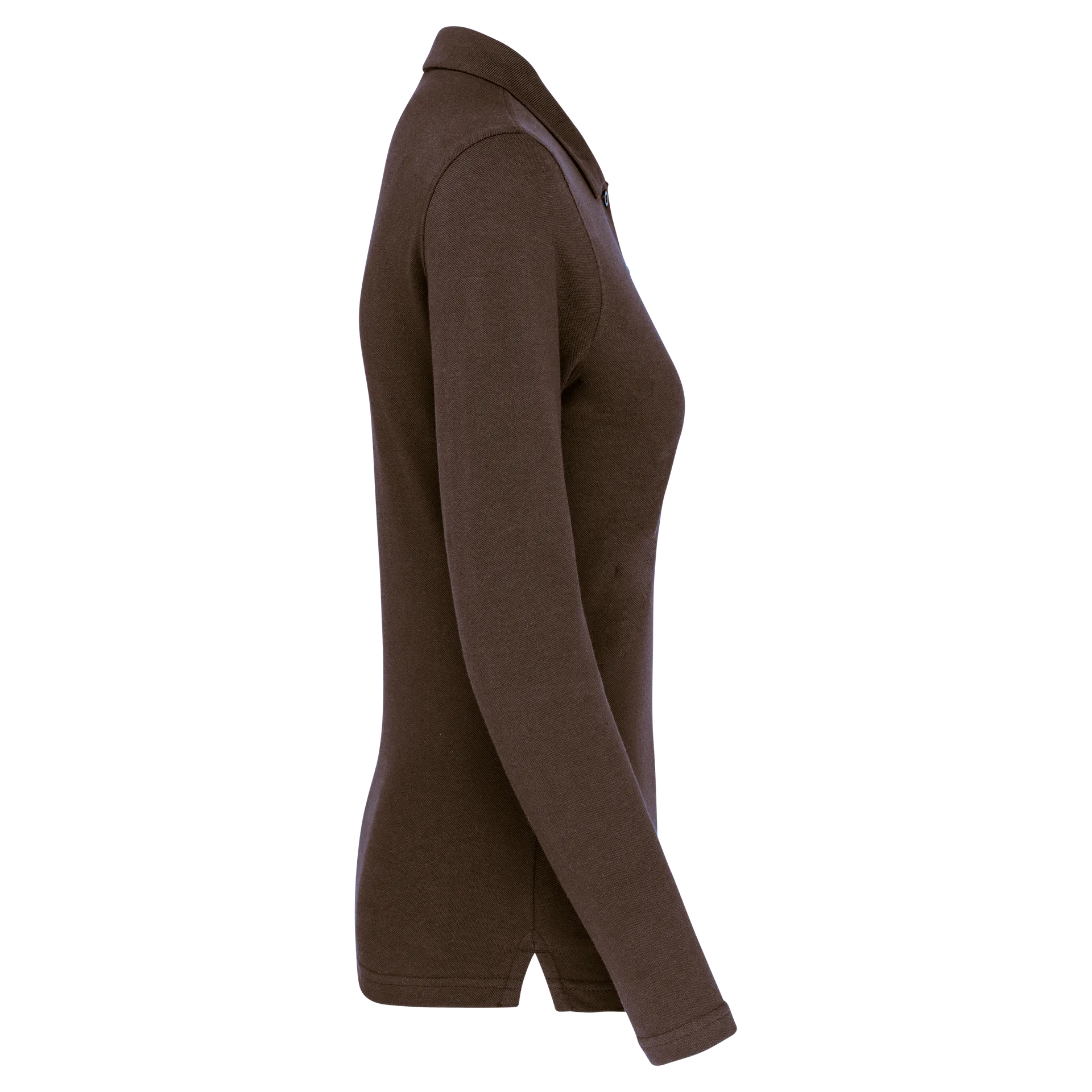 Damen Piqué Poloshirt Langarm