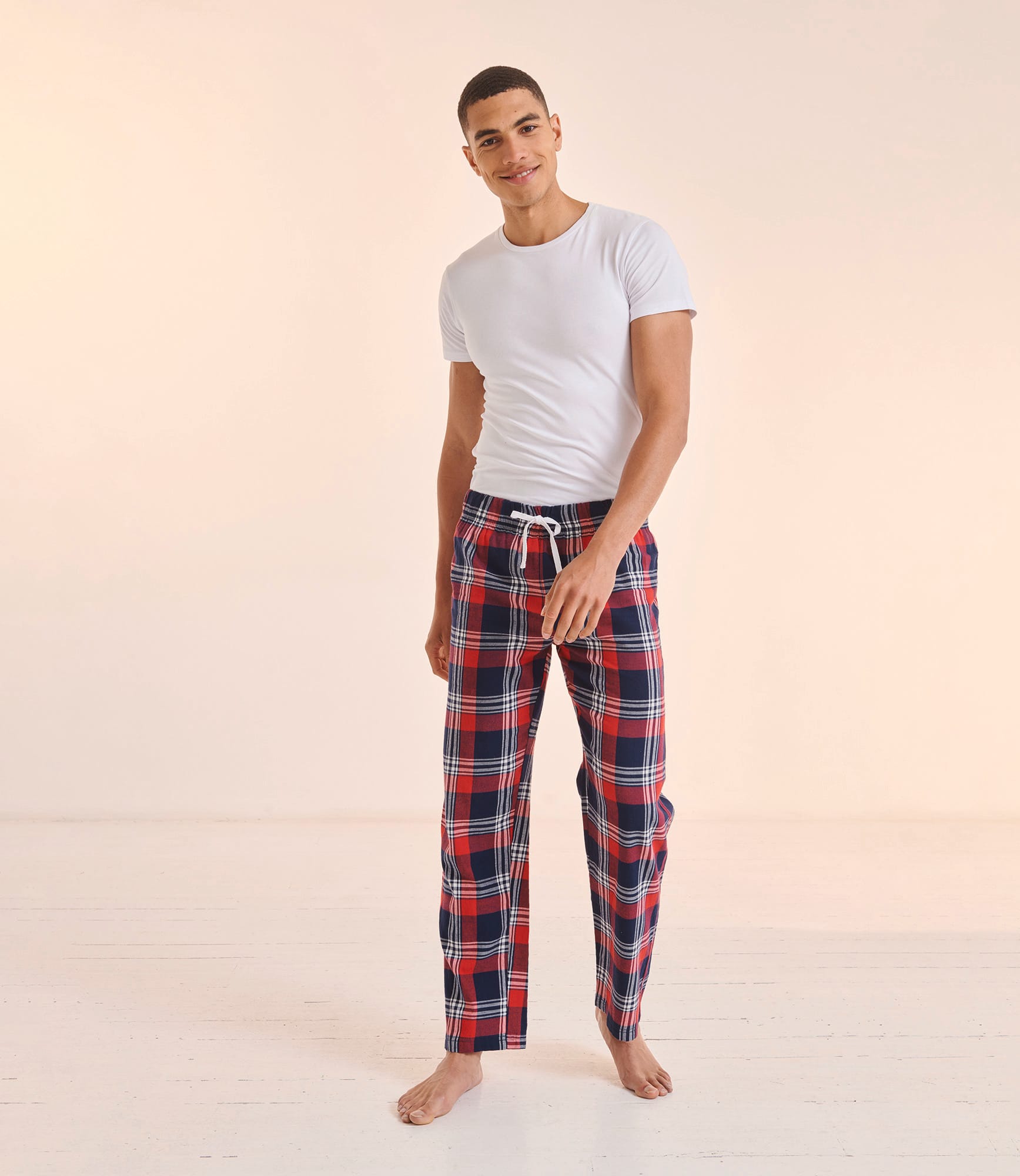 Men's tartan lounge trousers