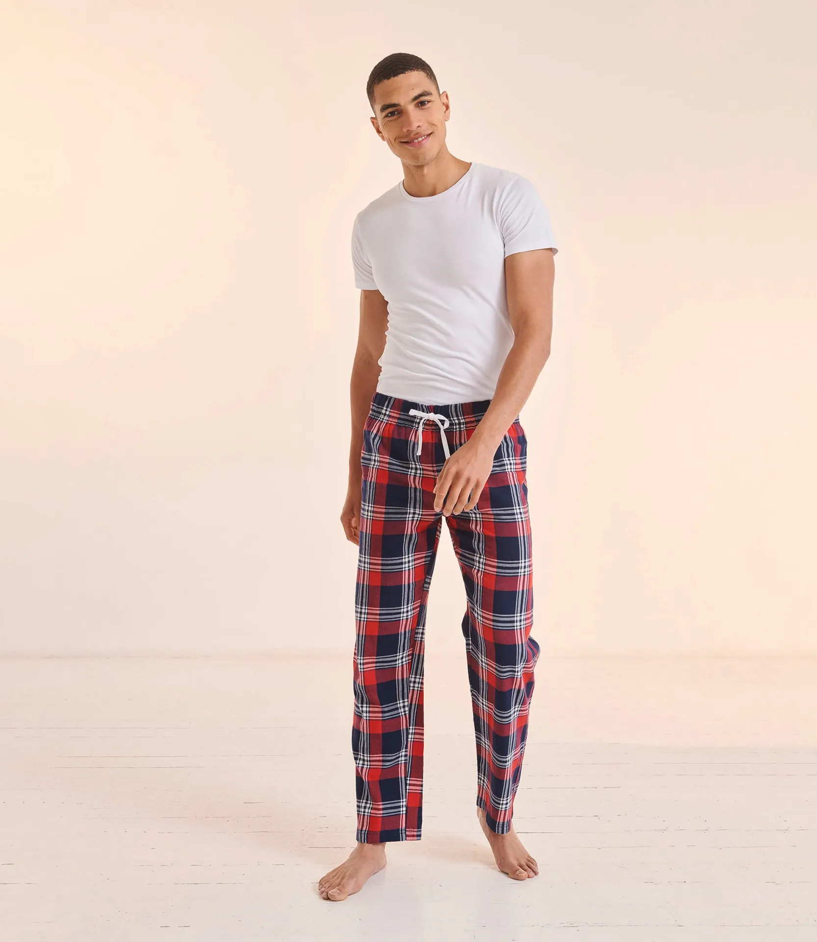 Men's tartan lounge trousers