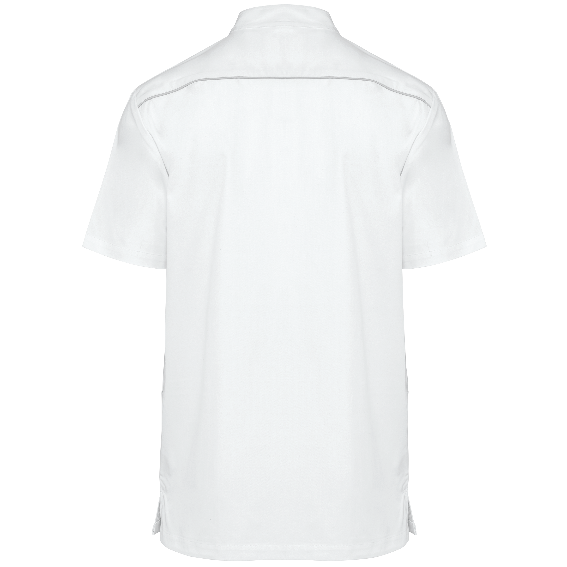 Herrenkittel aus Baumwollpolyester mit Druckknöpfen Herrenkittel aus Baumwollpolyester mit Druckknöpfen