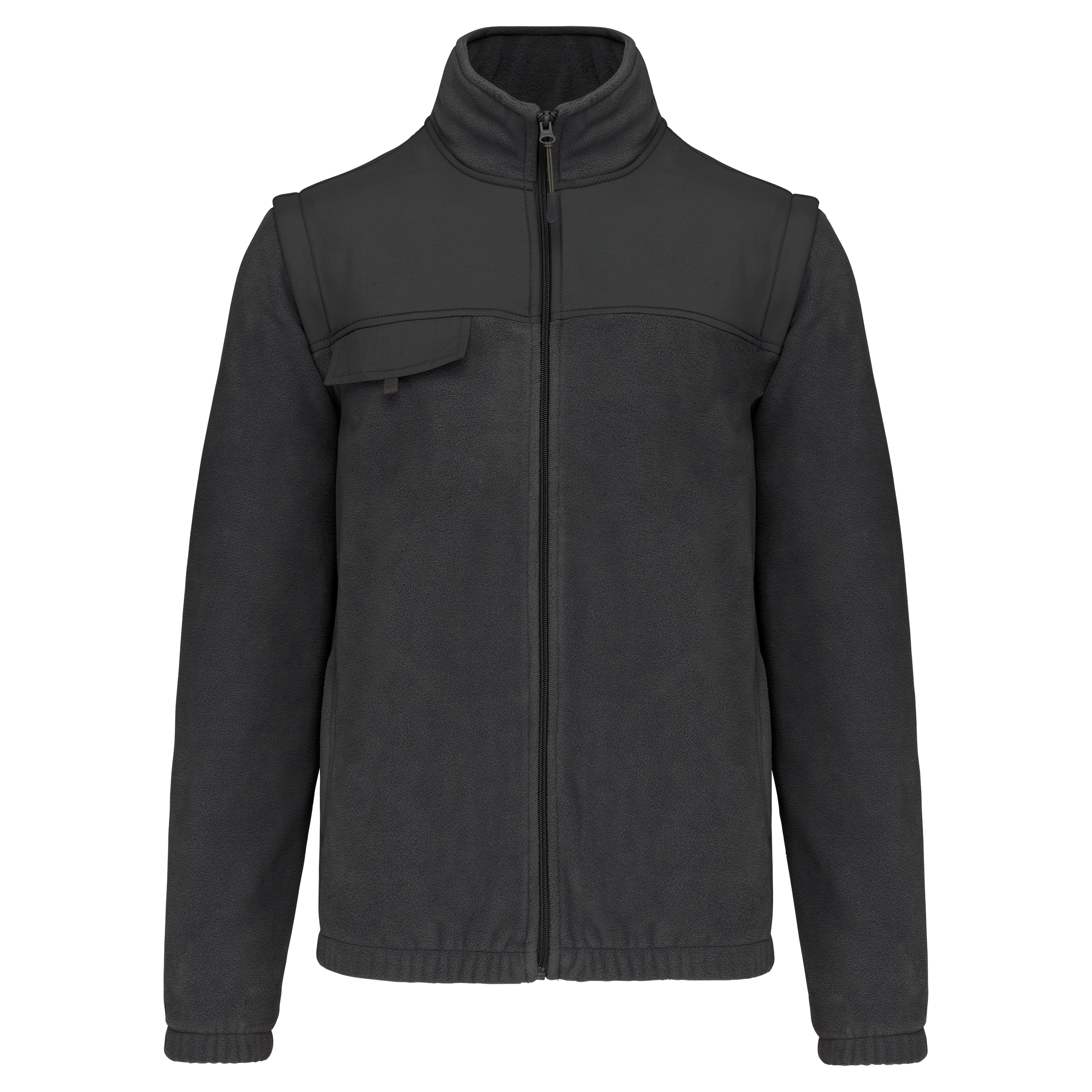 Fleecejacke mit abnehmbaren Ärmeln Fleecejacke mit abnehmbaren Ärmeln