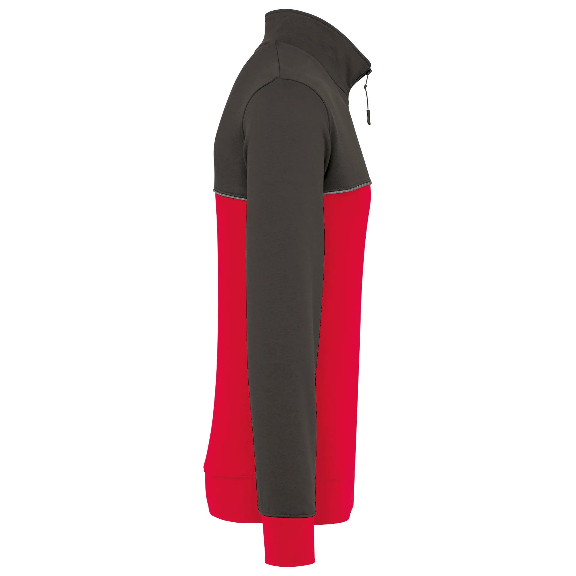 Umweltfreundliches Unisex-Sweatshirt mit Reißverschlusskragen