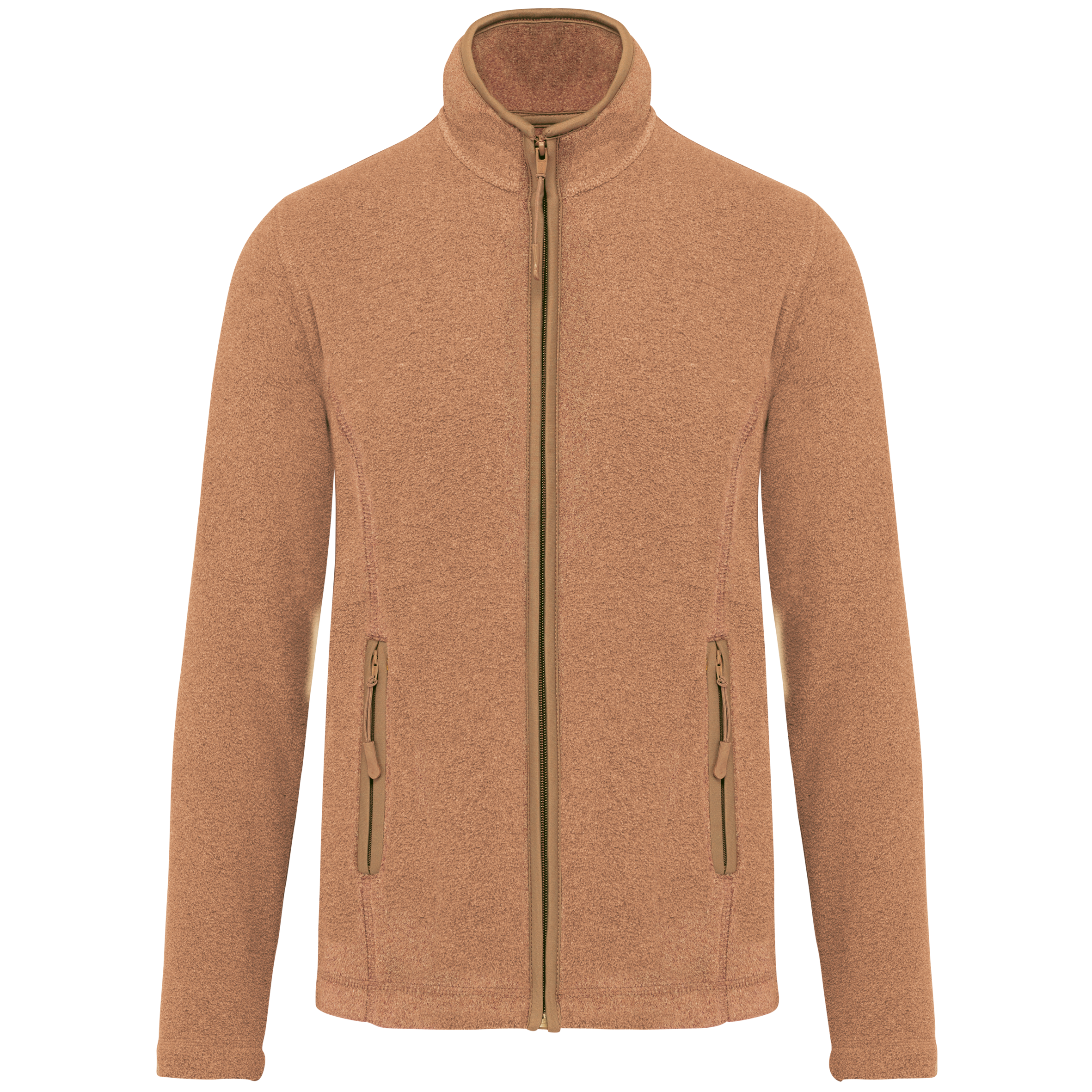 Mikrofleece-Jacke mit Reißverschluss für Damen