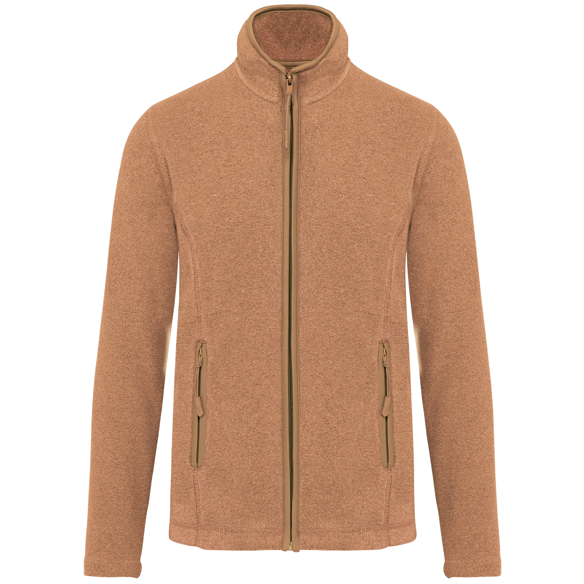 Mikrofleece-Jacke mit Reißverschluss für Damen