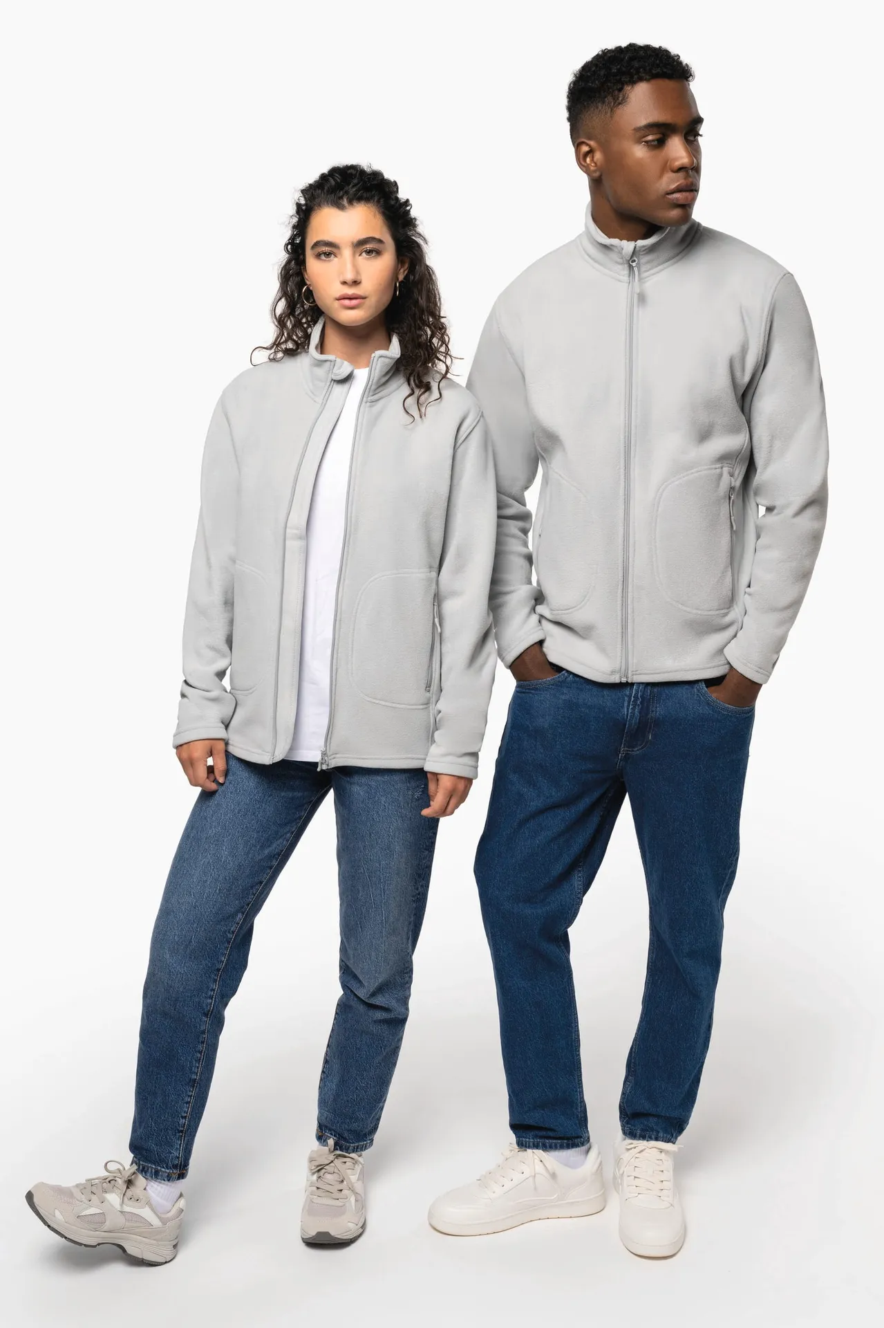 Umweltfreundliche Unisex-Fleecejacke