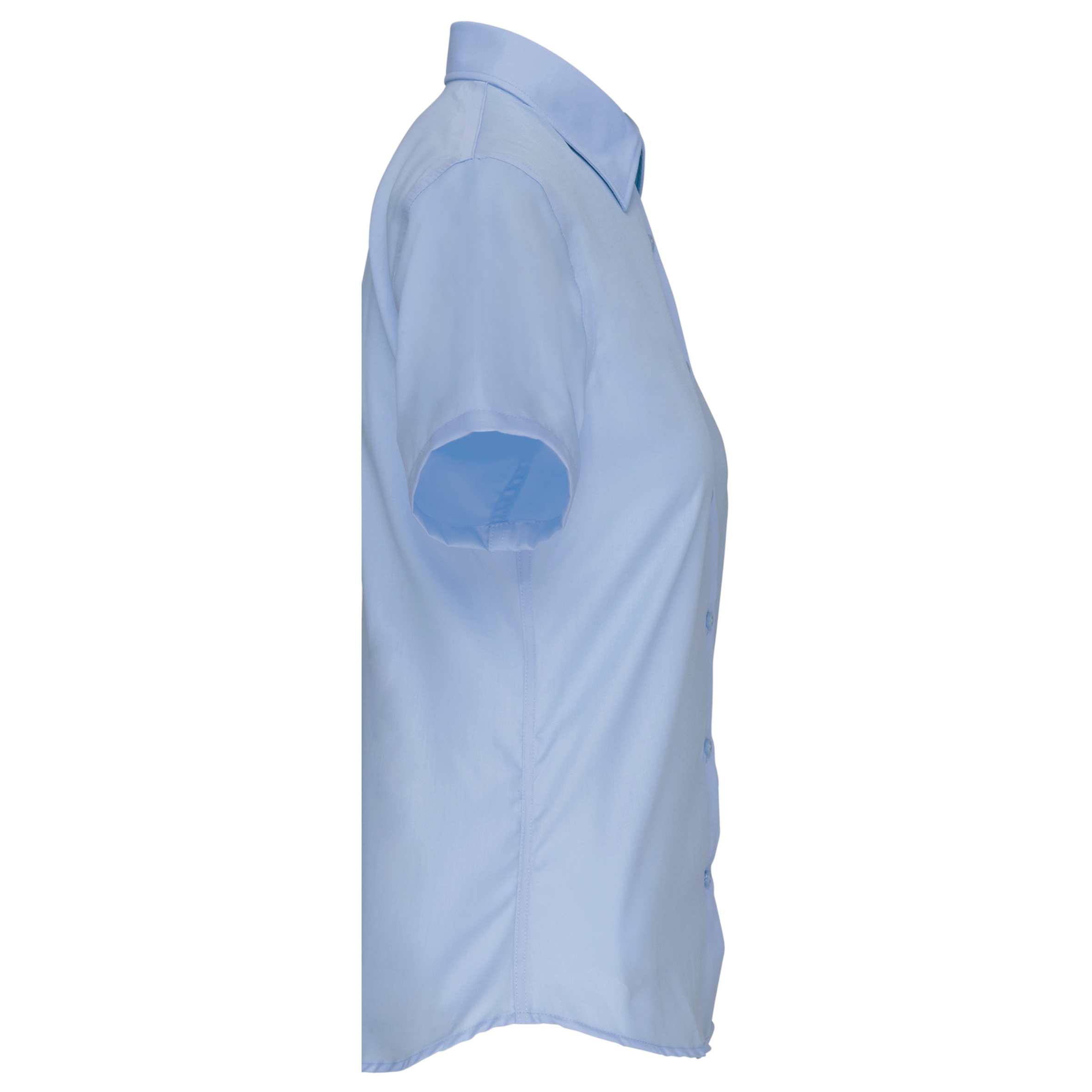 Damen Popelinebluse Kurzarm
