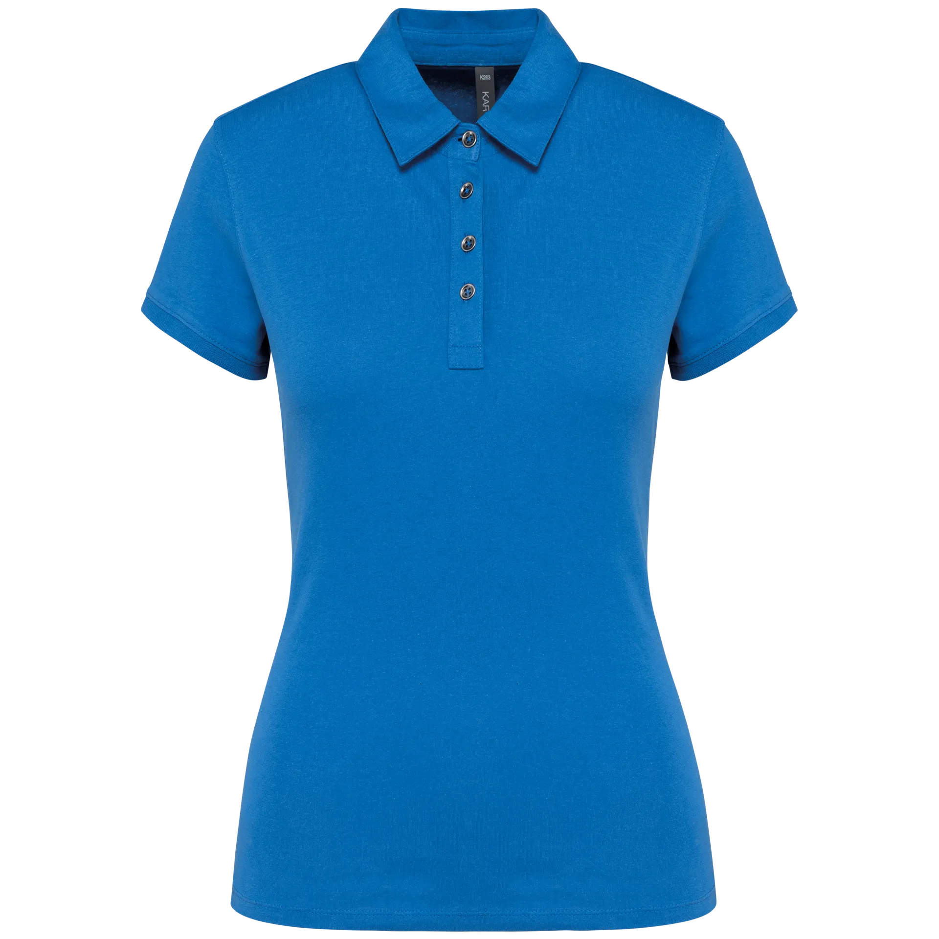 Jersey-Kurzarm-Polohemd für Damen