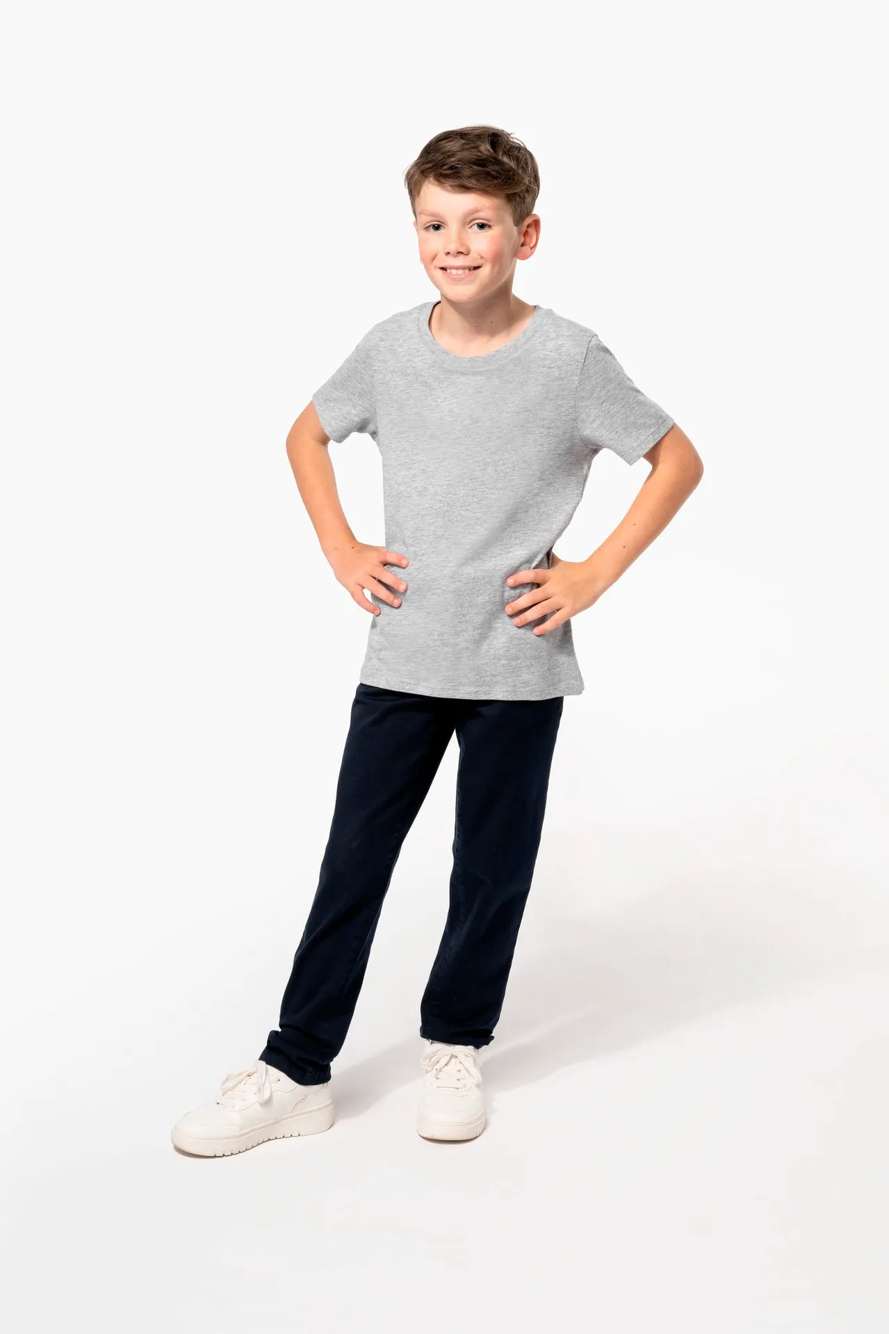 Kinder-T-Shirt mit Rundhalsausschnitt