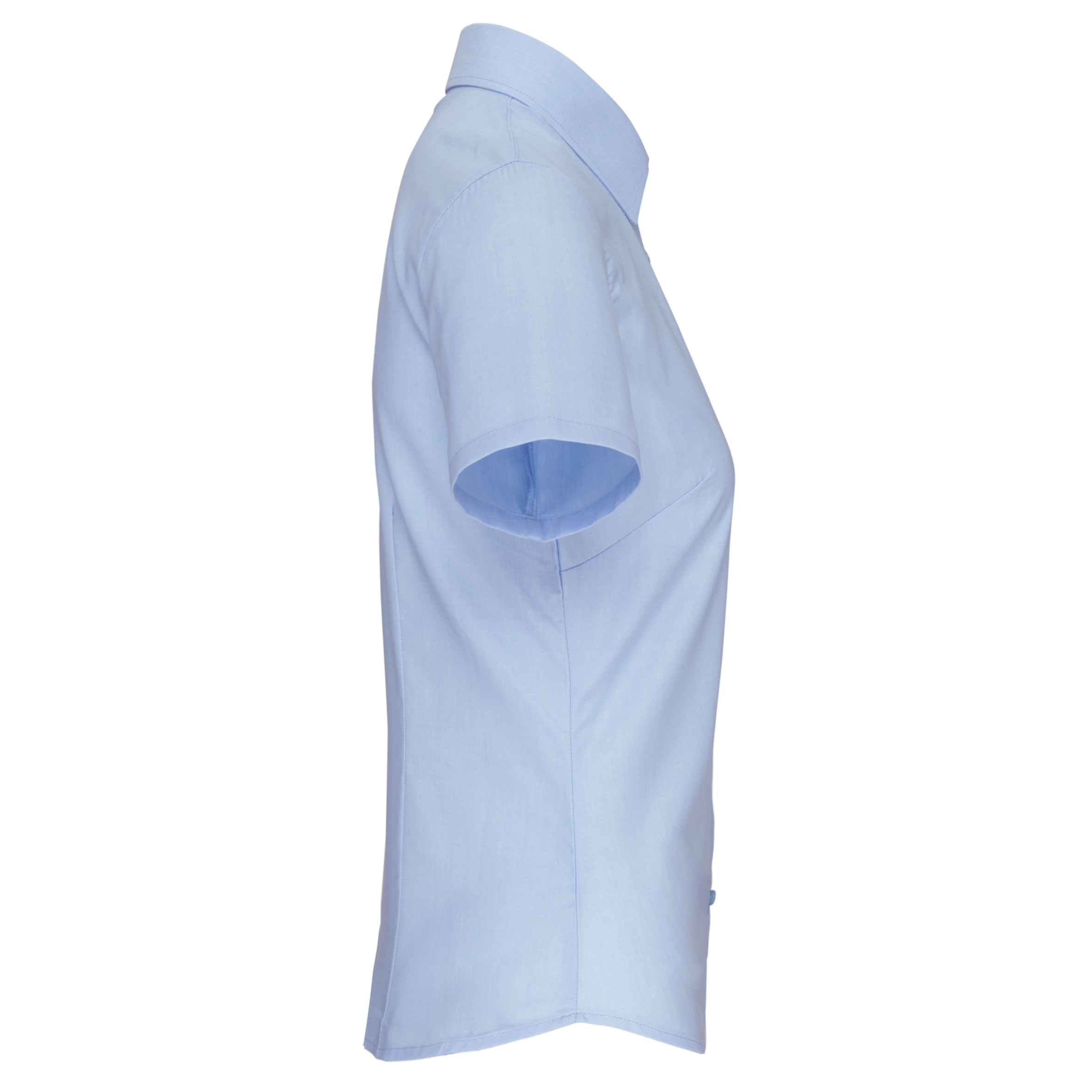 Damen Oxford Kurzarmbluse