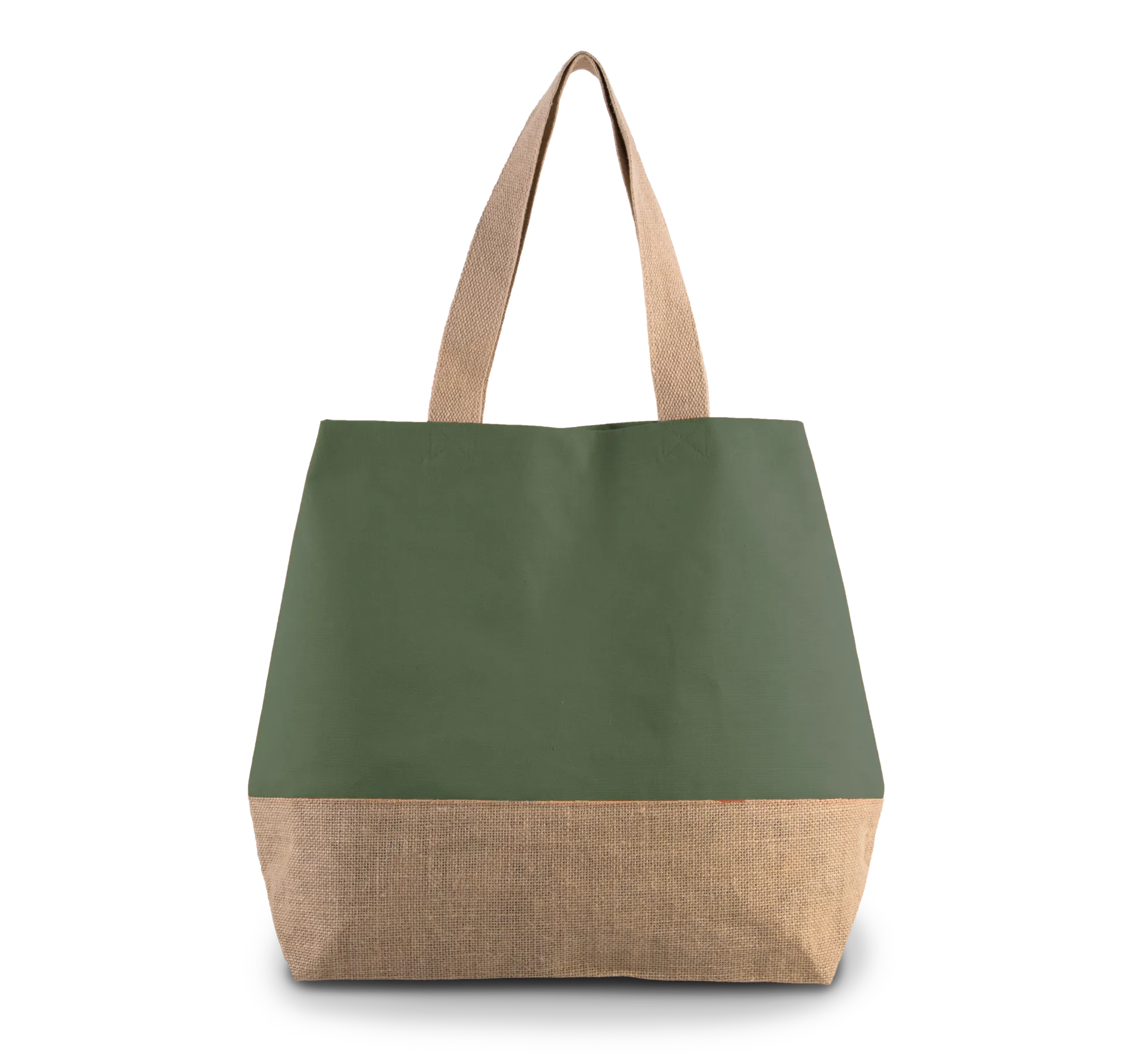 Baumwolltuch-Jute-Shoppingtasche