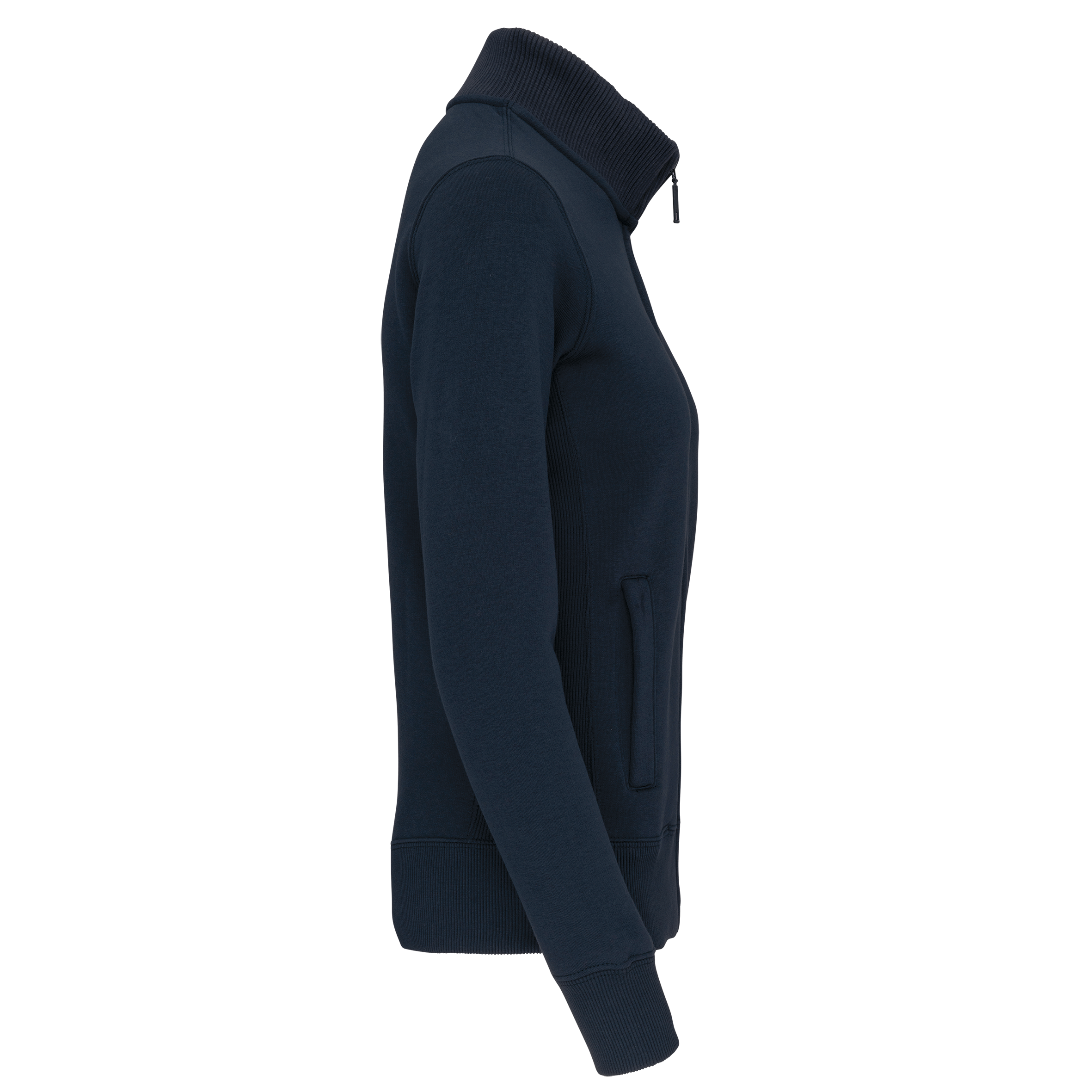 Damen Fleece-Sweater mit Zip