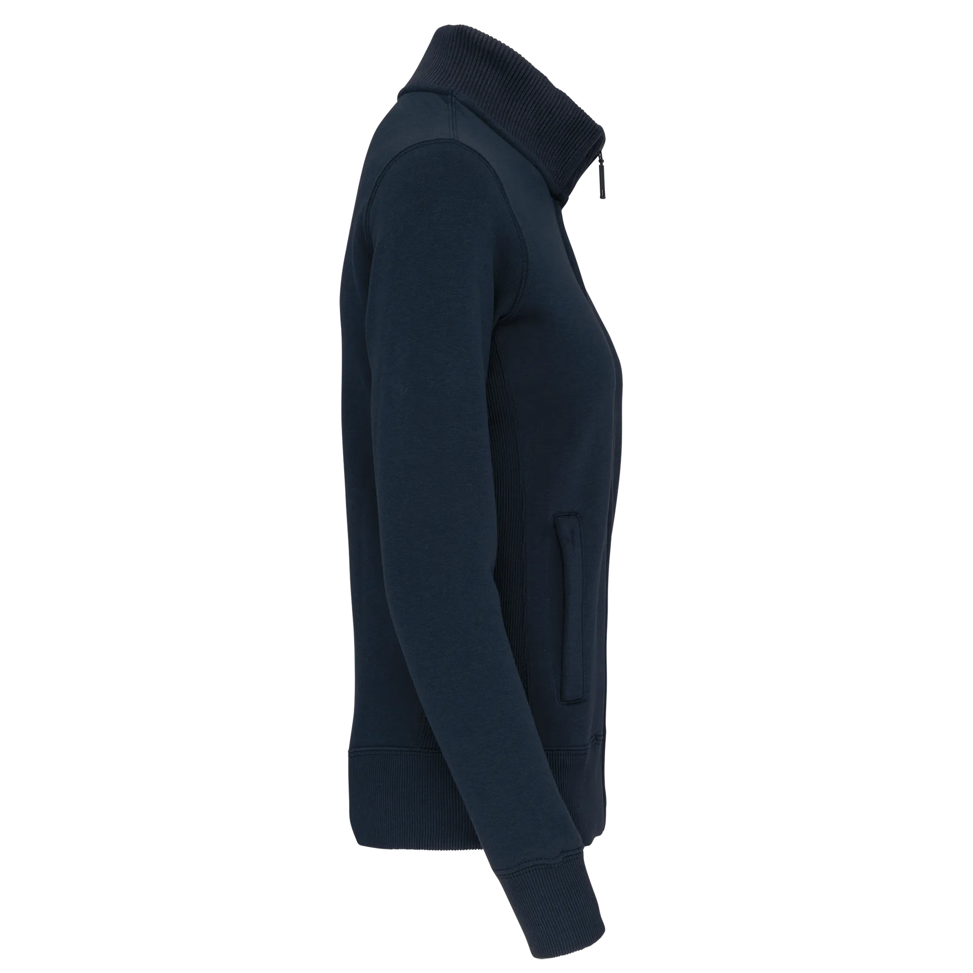 Damen Fleece-Sweater mit Zip