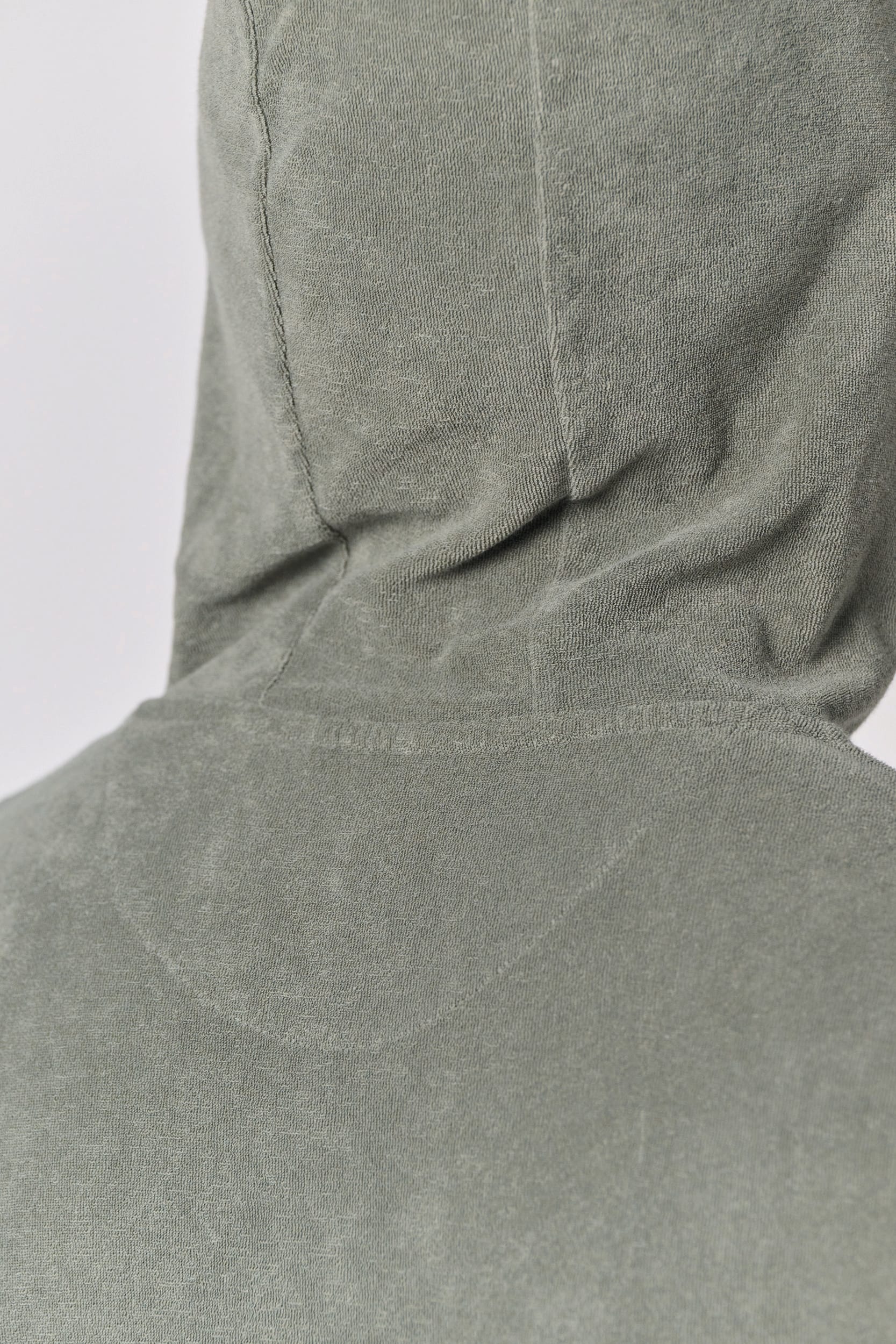 Umweltfreundliches Kapuzensweatshirt aus Frottee mit Reißverschluss für Herren