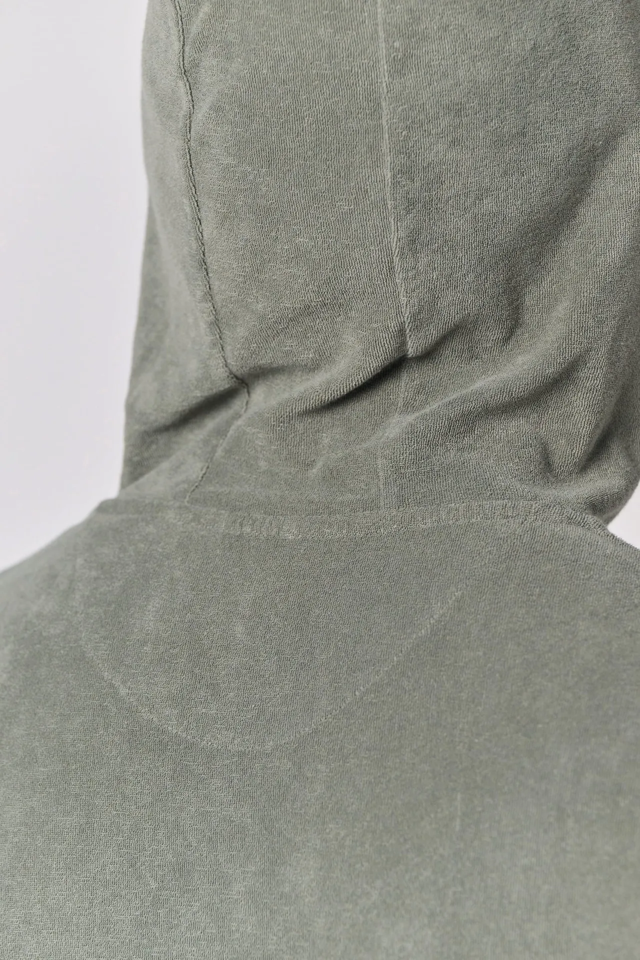 Umweltfreundliches Kapuzensweatshirt aus Frottee mit Reißverschluss für Herren