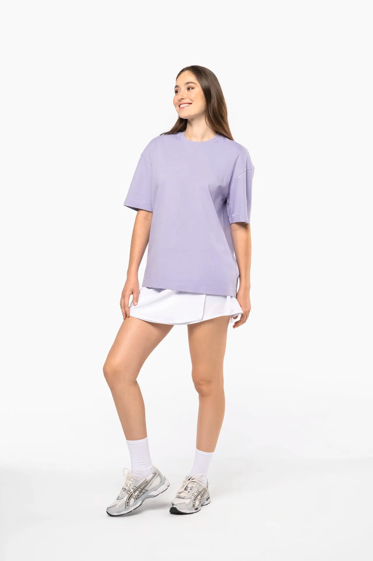T-Shirt mit kurzen Ärmeln, Unisex, Oversize
