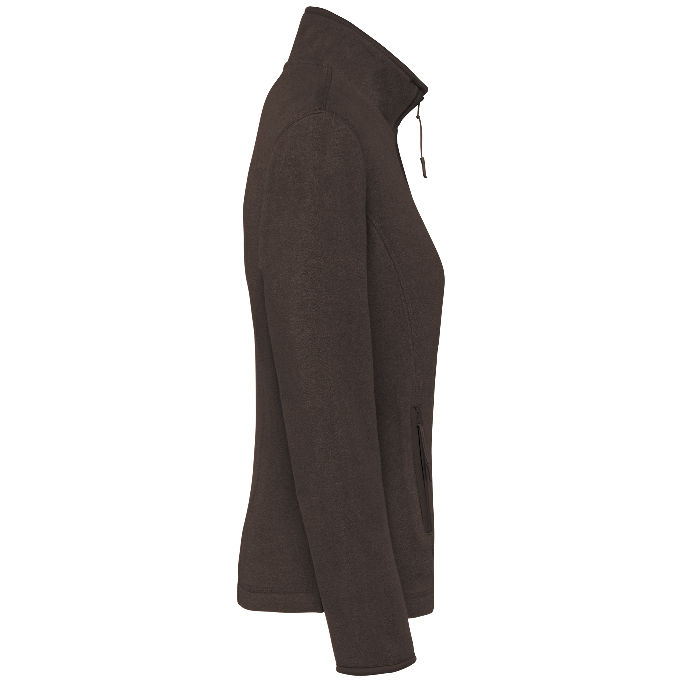 Mikrofleece-Jacke mit Reißverschluss für Damen