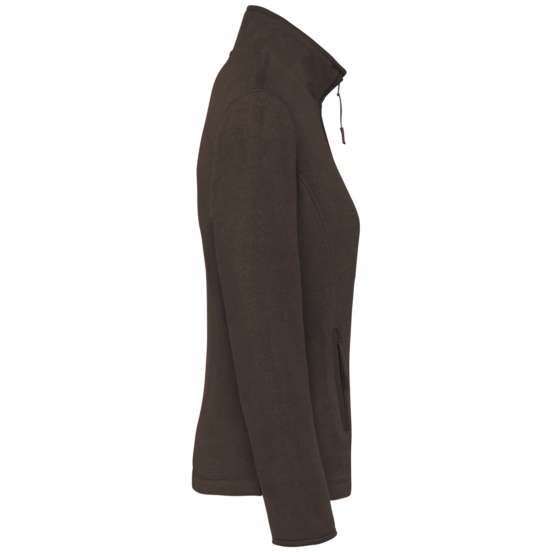 Mikrofleece-Jacke mit Reißverschluss für Damen