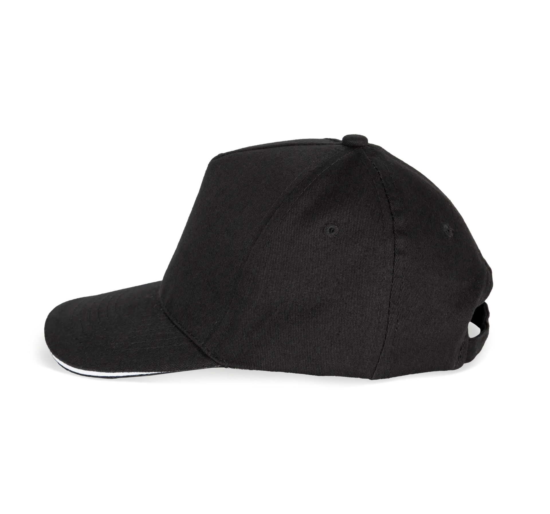 5-Panel Kinderkappe mit Kontrast-Sandwichschirm