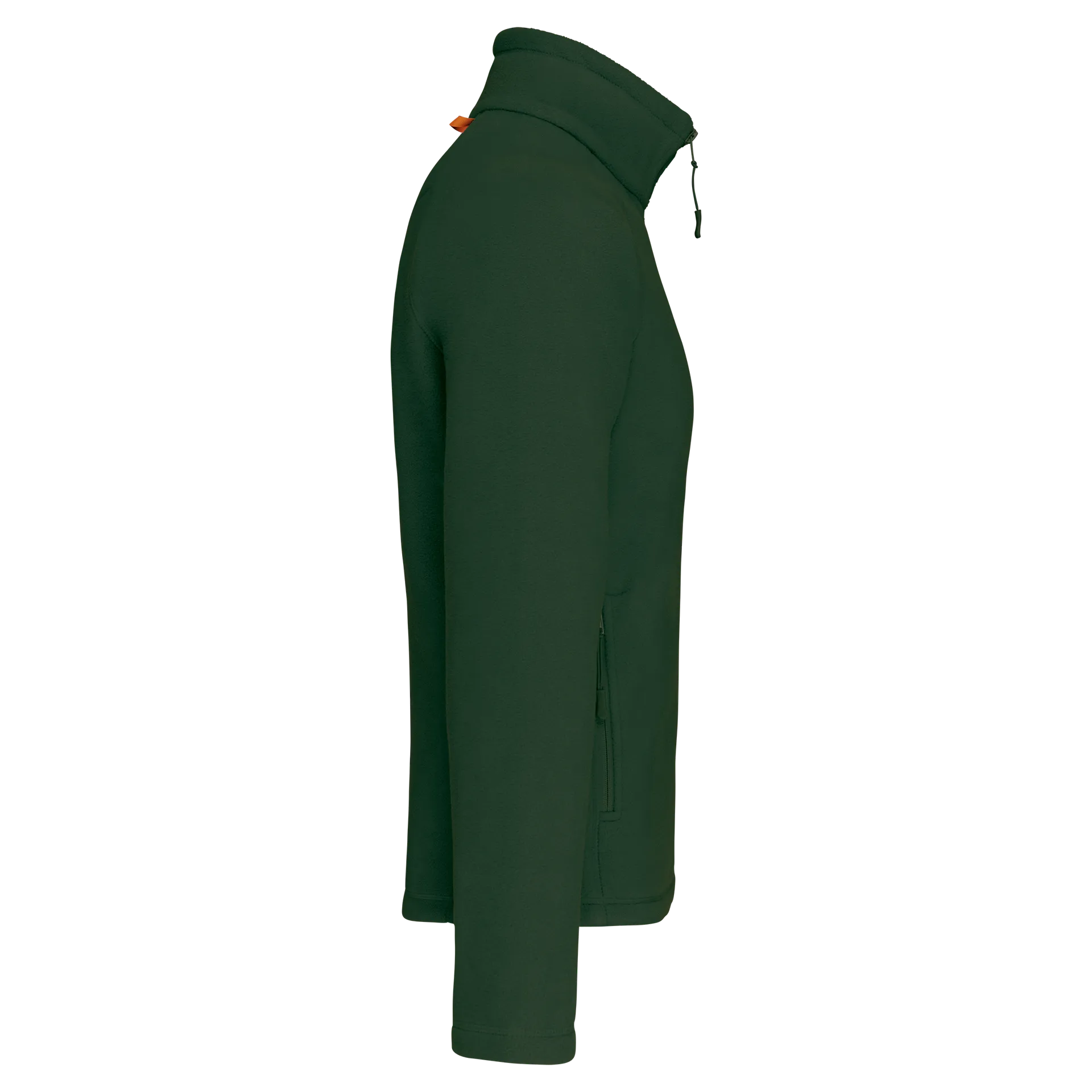 Mikrofleece-Jacke mit Reißverschluss Raglanärmel für Herren