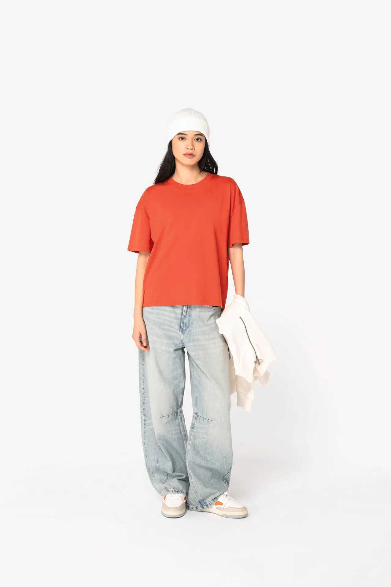 Umweltfreundliches Oversize Damen-T-Shirt