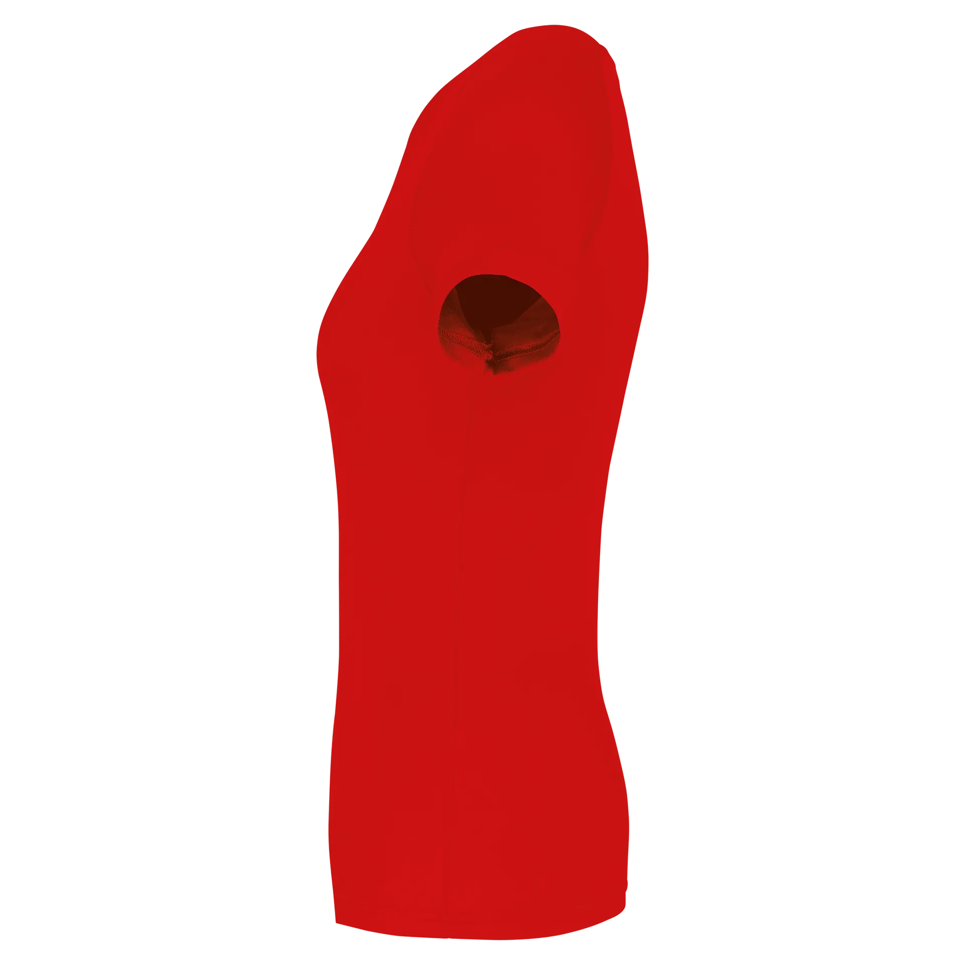 Damen-Sportshirt aus Recyclingmaterial mit Rundhalsausschnitt