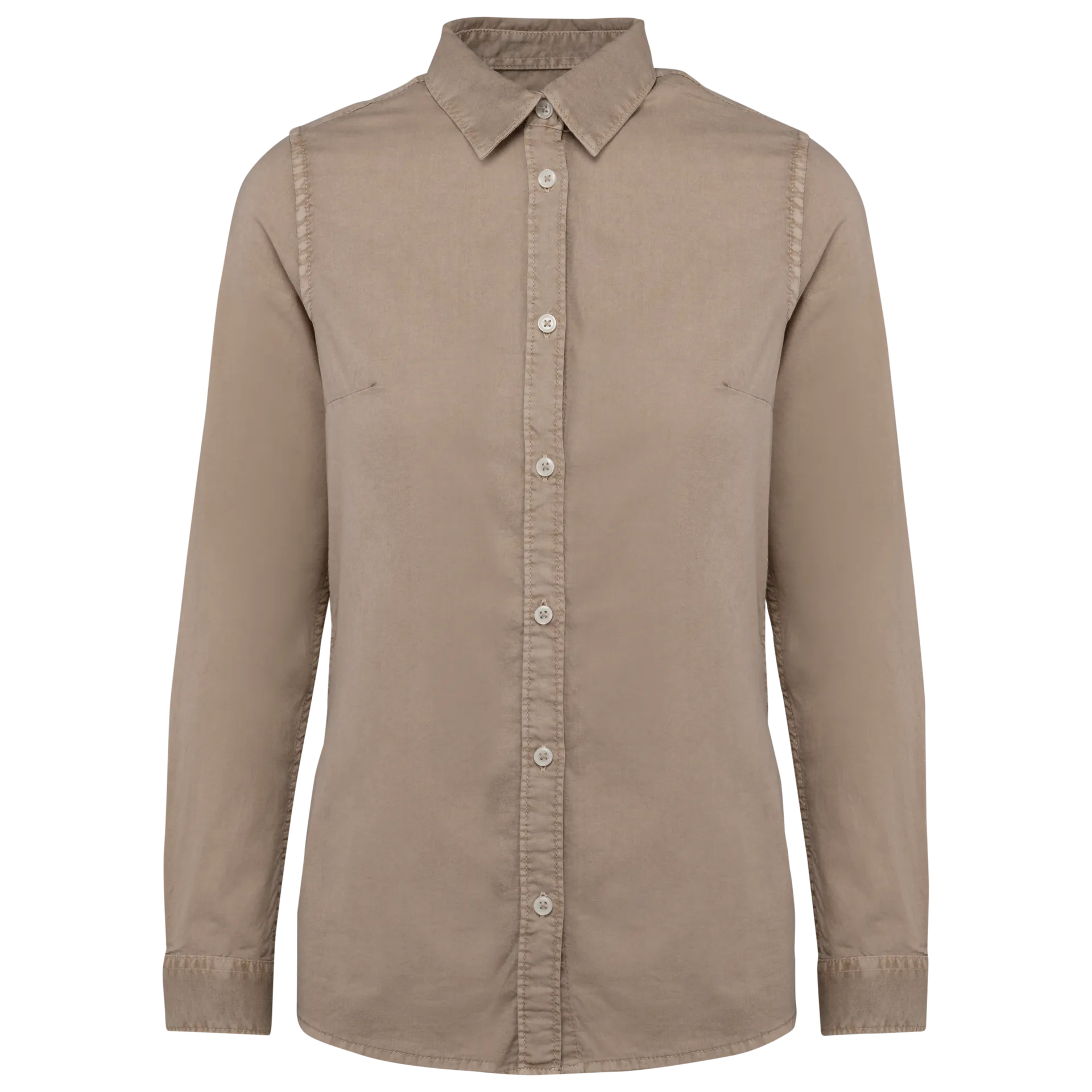 Umweltfreundliches Ausgewaschene Bluse