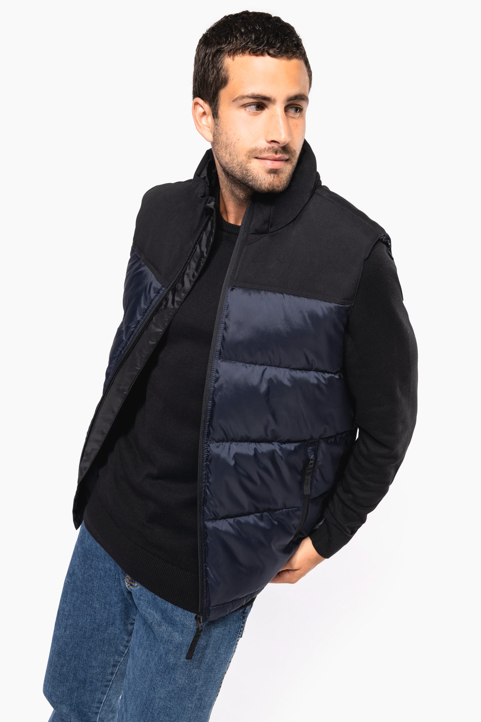 Gesteppter Unisex-Bodywarmer in zwei Farbtönen