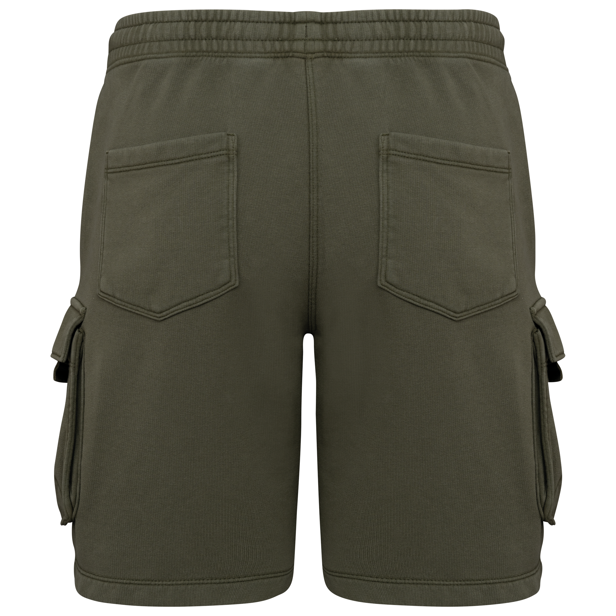 Umweltfreundliche ausgewaschene French Terry Cargo-Shorts für Herren