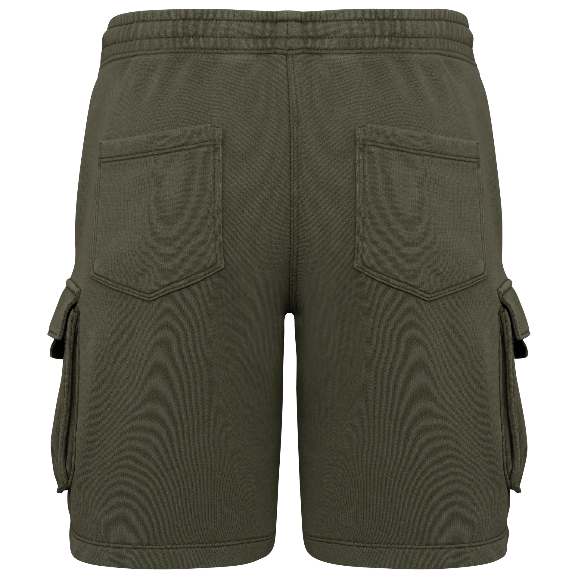 Umweltfreundliche ausgewaschene French Terry Cargo-Shorts für Herren
