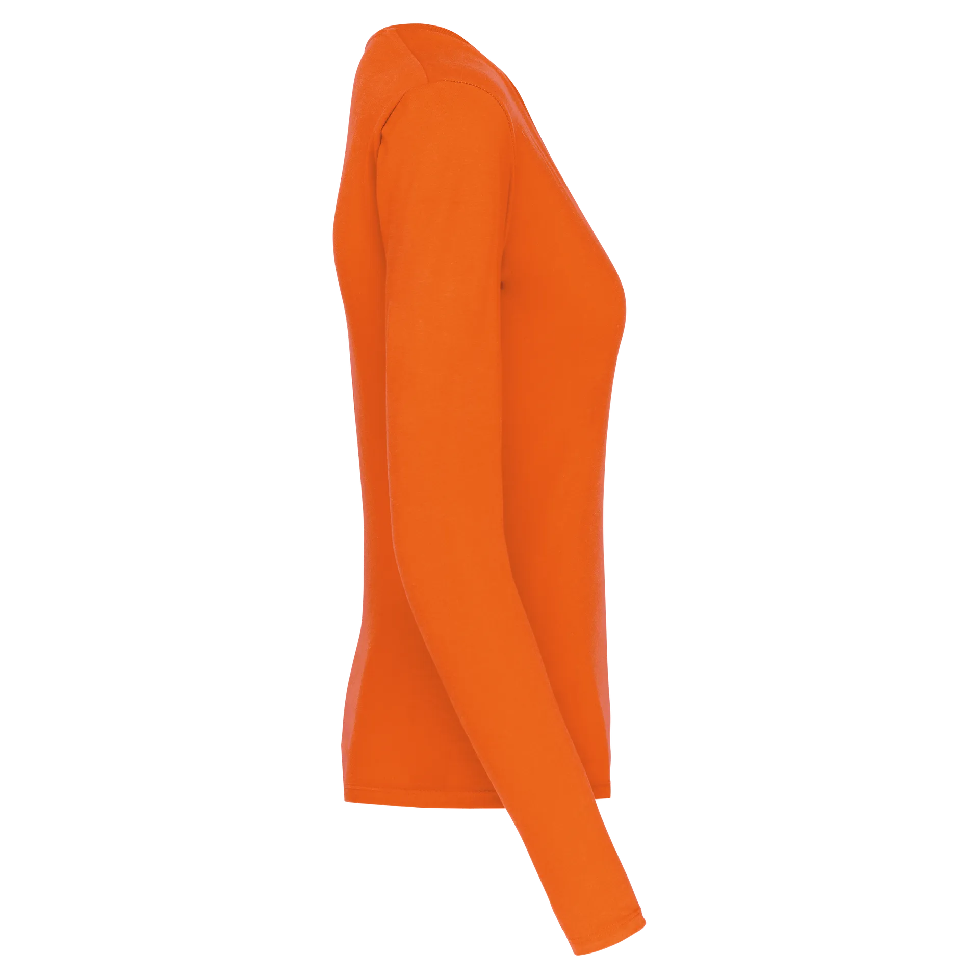 Damen-Langarmshirt mit V-Ausschnitt