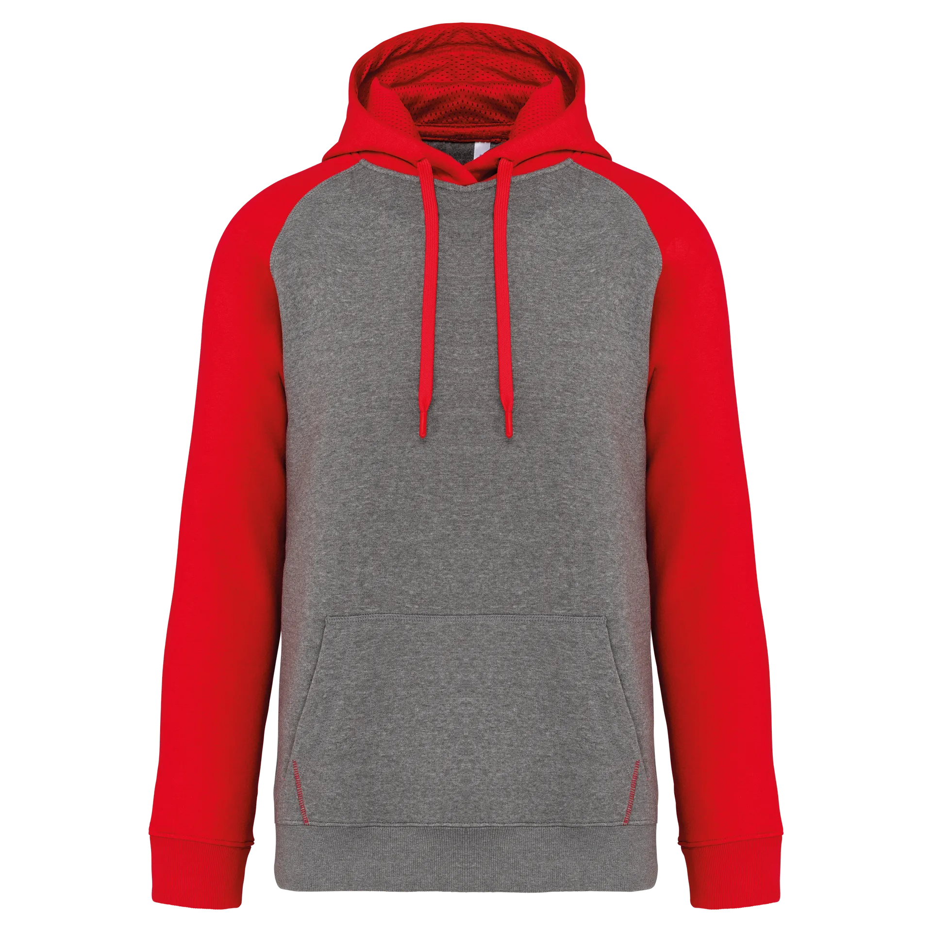 Zweifarbiges Kapuzensweatshirt für Erwachsene