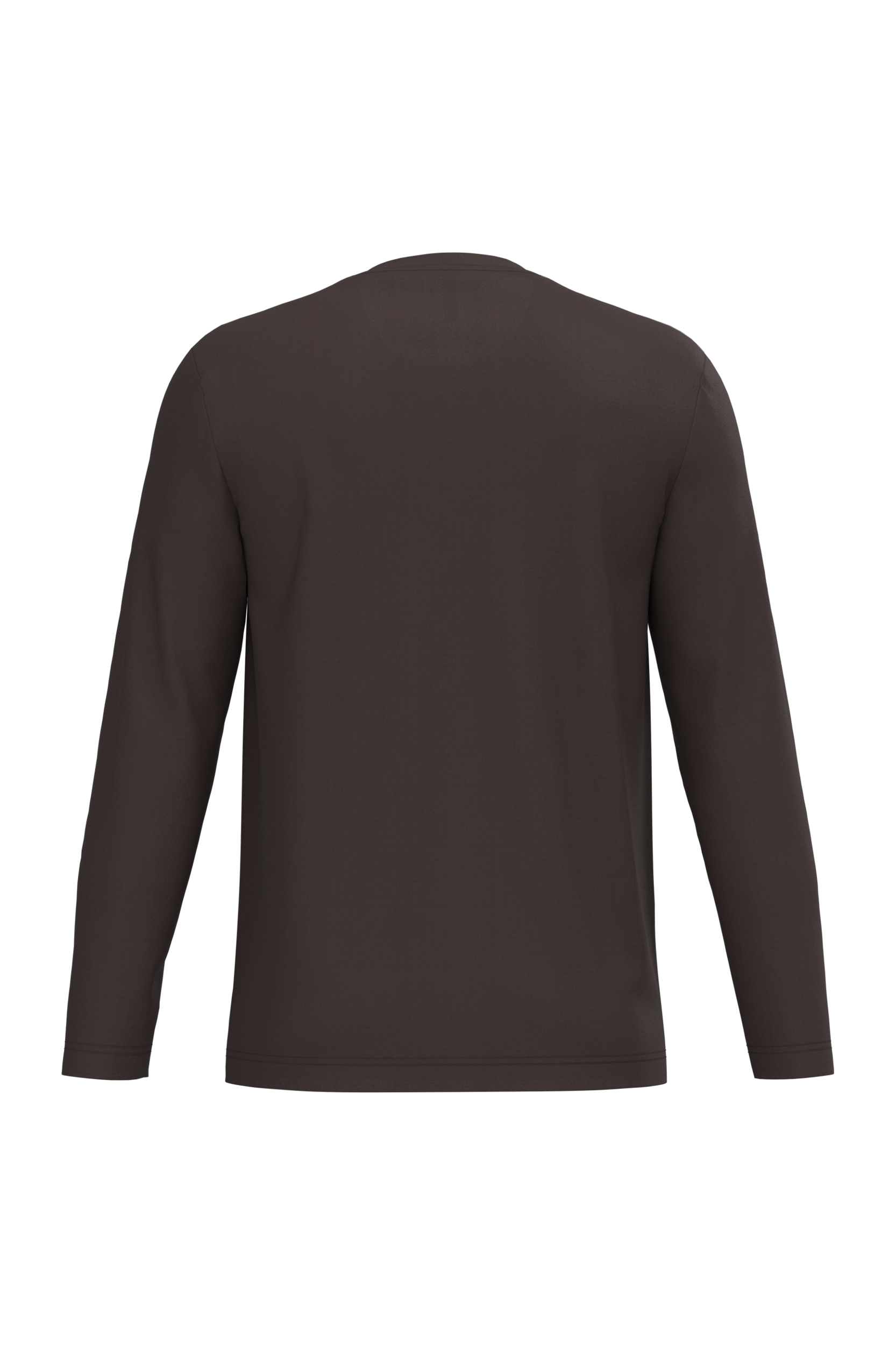 Herren Langarm-T-Shirt Rundhalsausschnitt