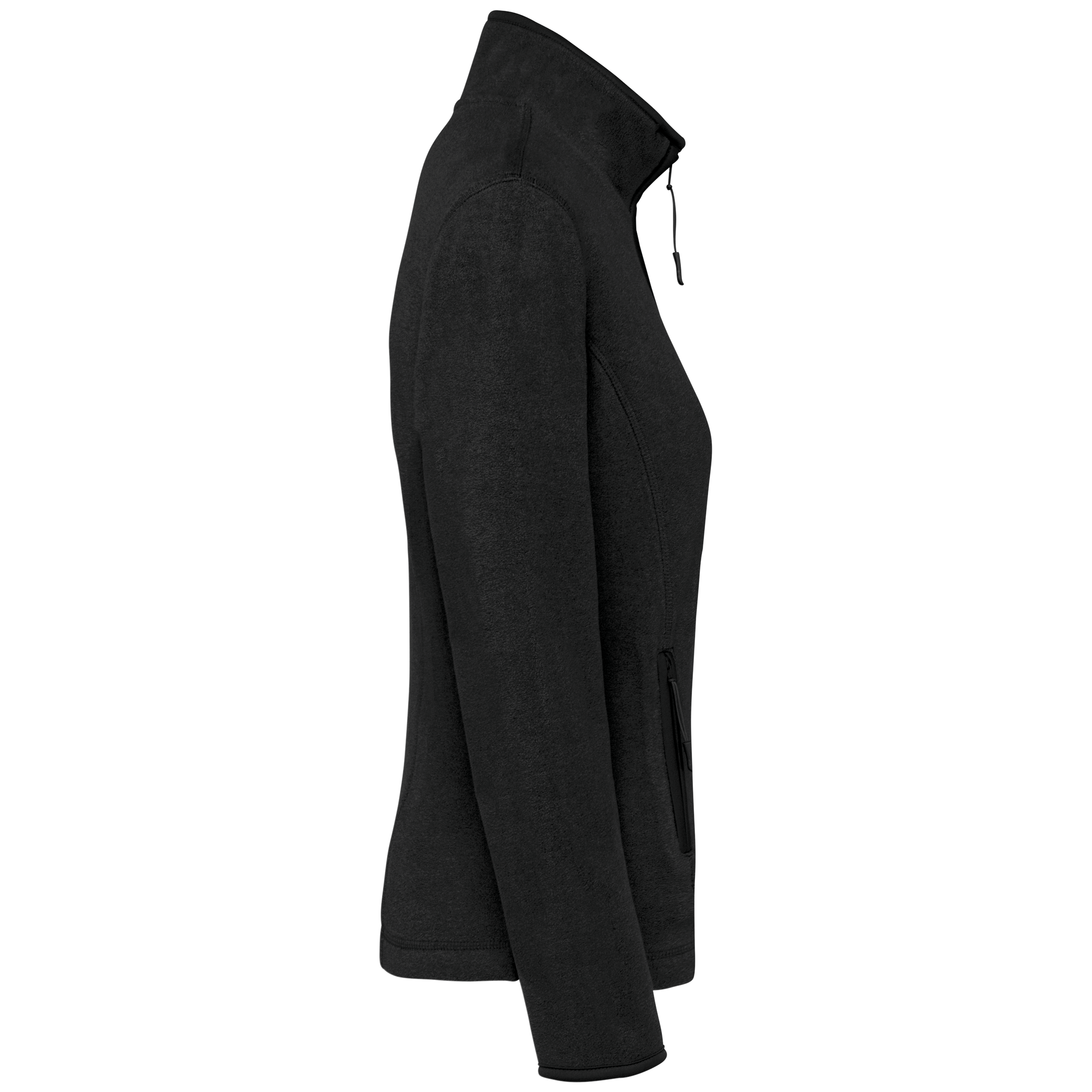 Mikrofleece-Jacke mit Reißverschluss für Damen