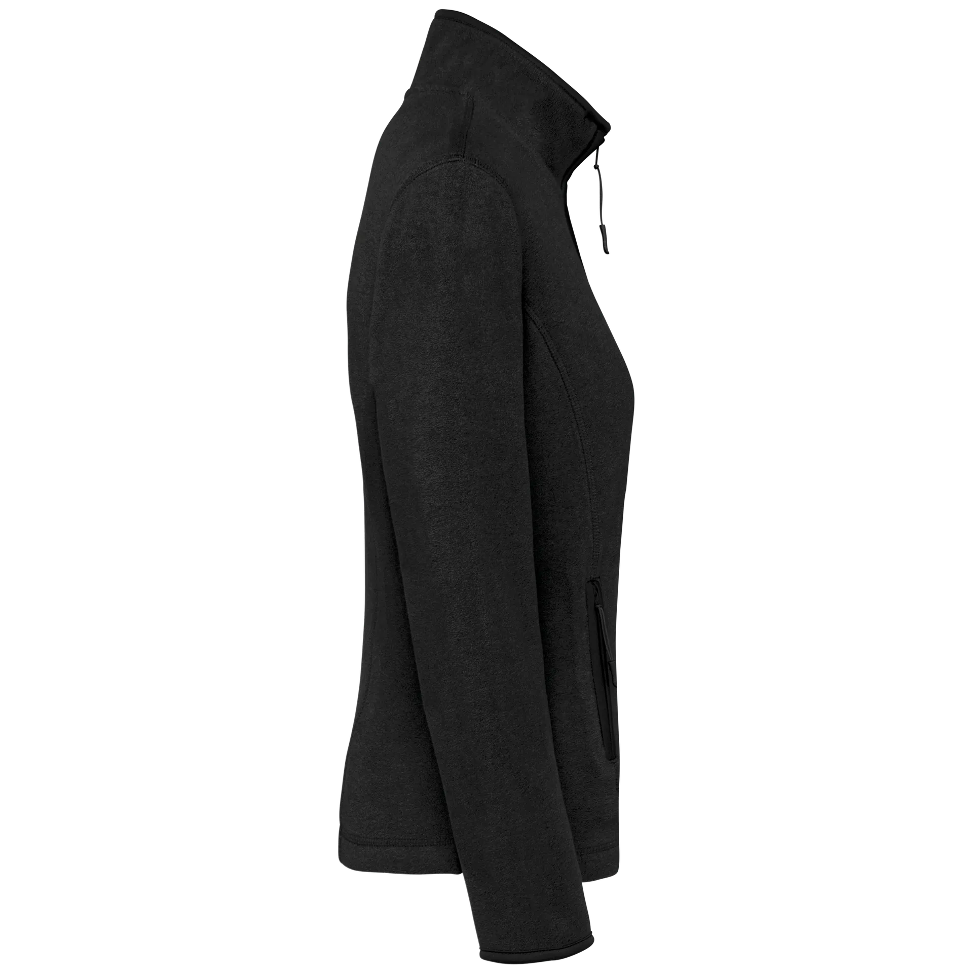 Mikrofleece-Jacke mit Reißverschluss für Damen