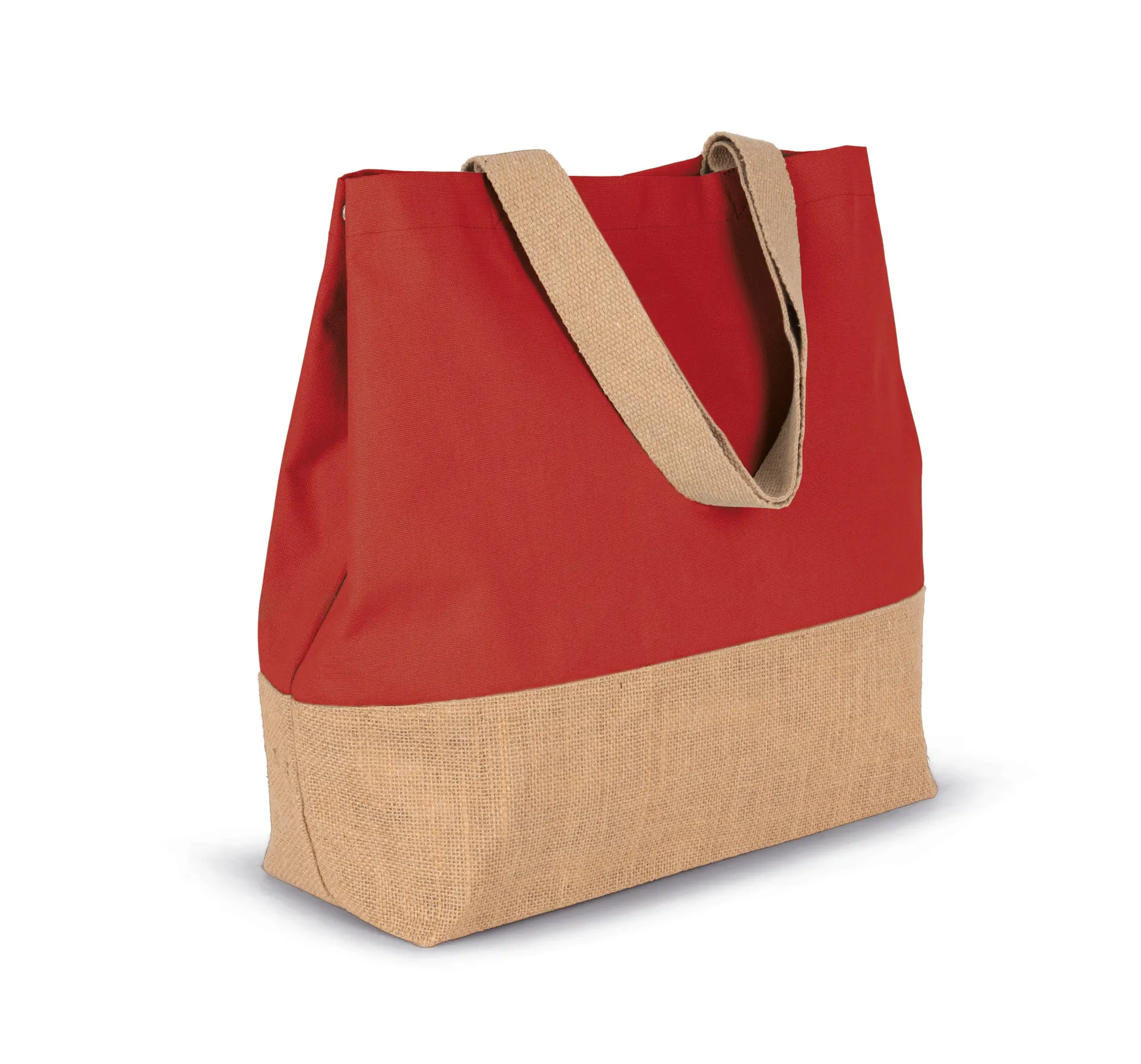 Baumwolltuch-Jute-Shoppingtasche