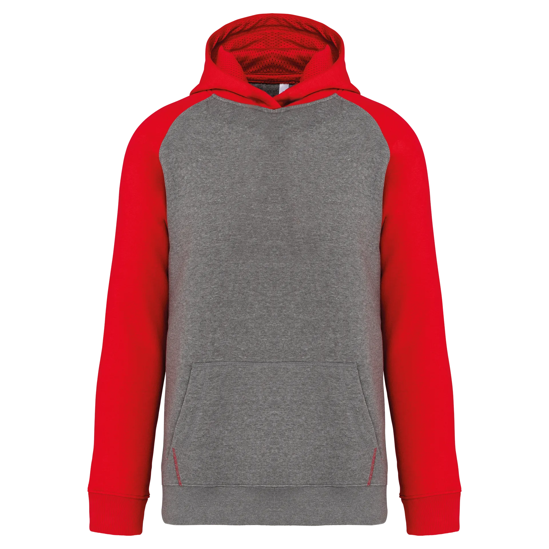 Zweifarbiges Kapuzensweatshirt für Kinder