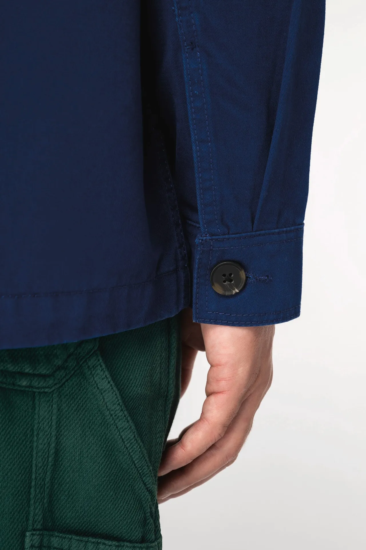 Gewaschene nachhaltige Unisex-Workerjacke