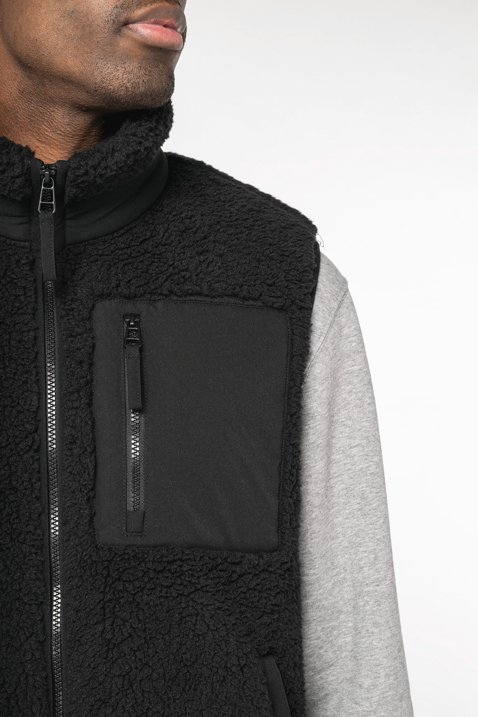 Umweltfreundlicher Unisex Sherpa-Bodywarmer