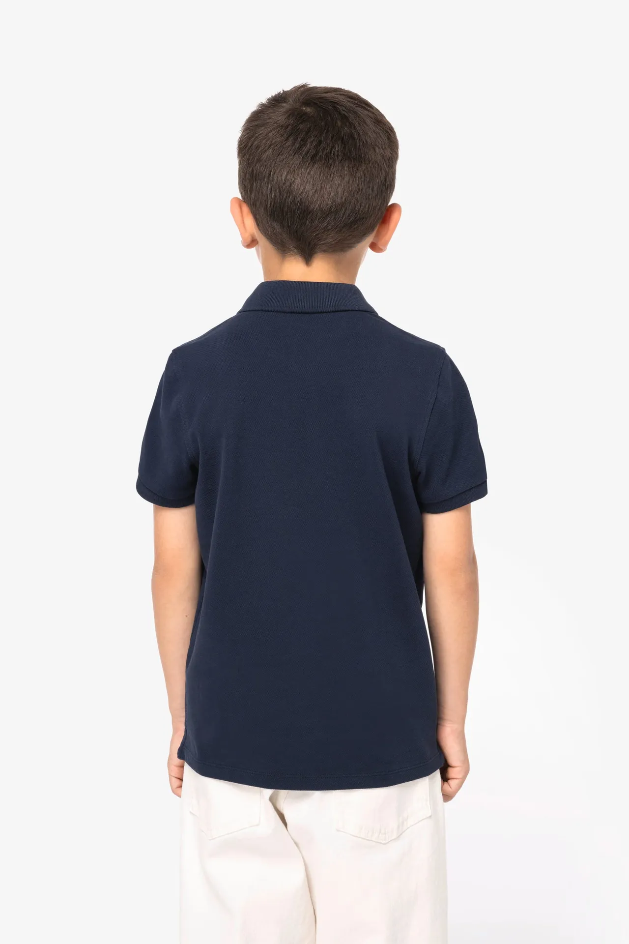 Umweltfreundliches Polohemd aus Pikeetrikot für Kinder